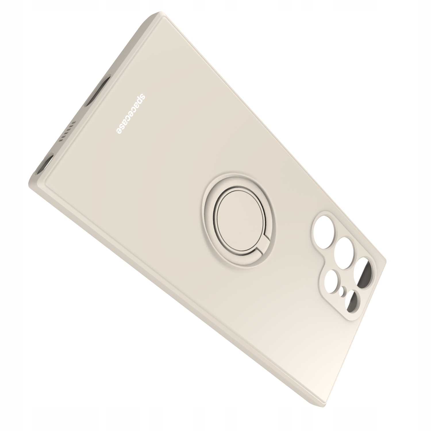 Spacecase Silicone Ring Galaxy S22 Ultra bone