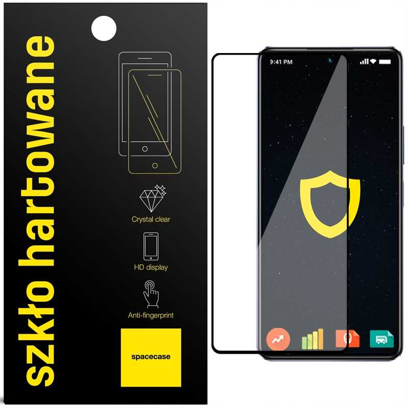 Spacecase Glass 5D Infinix Note 30 Pro black
