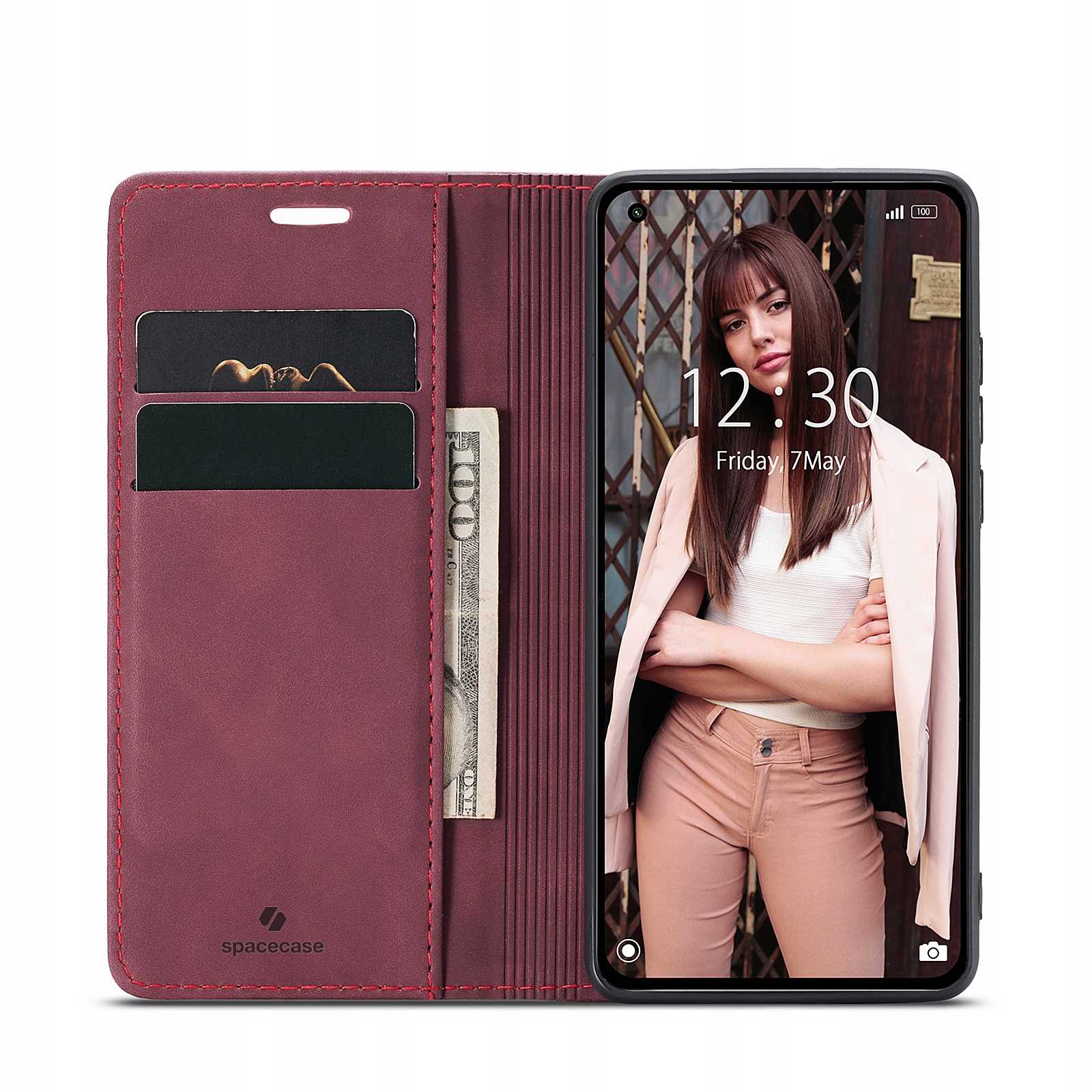 Spacecase Wallet Mi 11 Lite/5G Ne Red