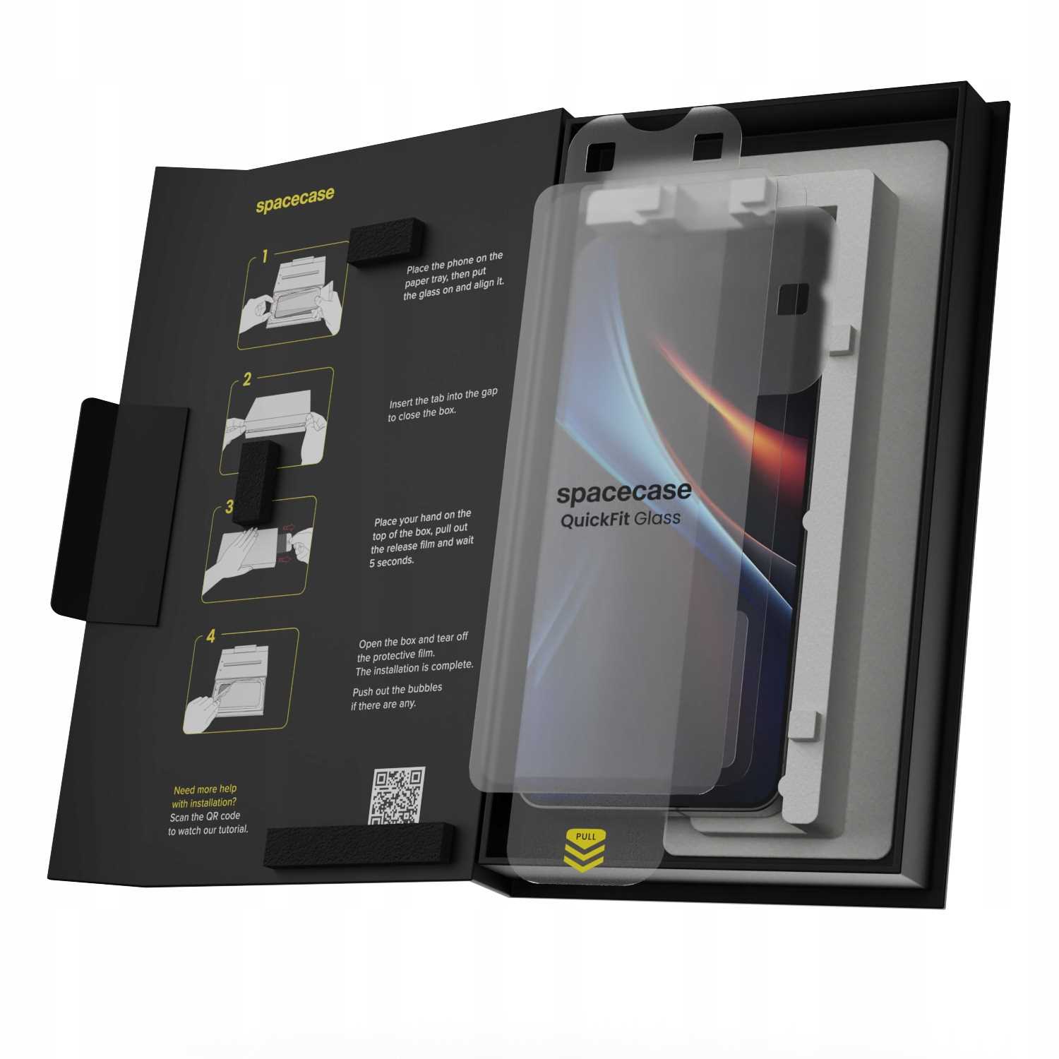 Spacecase QuickFit Glass Galaxy S24+/S25+