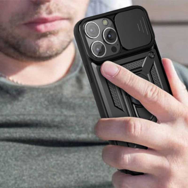 Spacecase Camring iPhone 14 Pro Max black