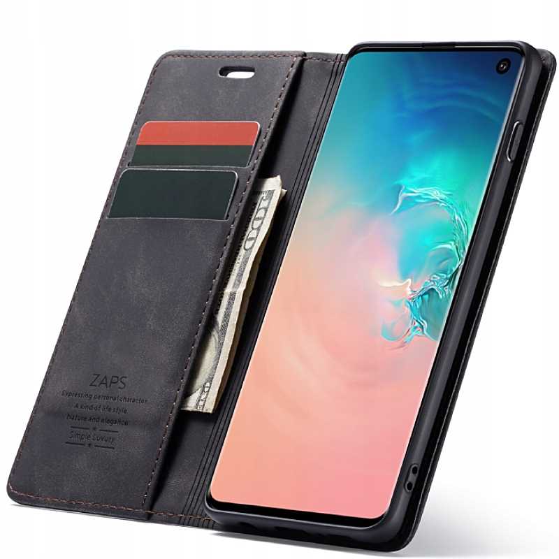 Spacecase Wallet Galaxy S10E Czarny