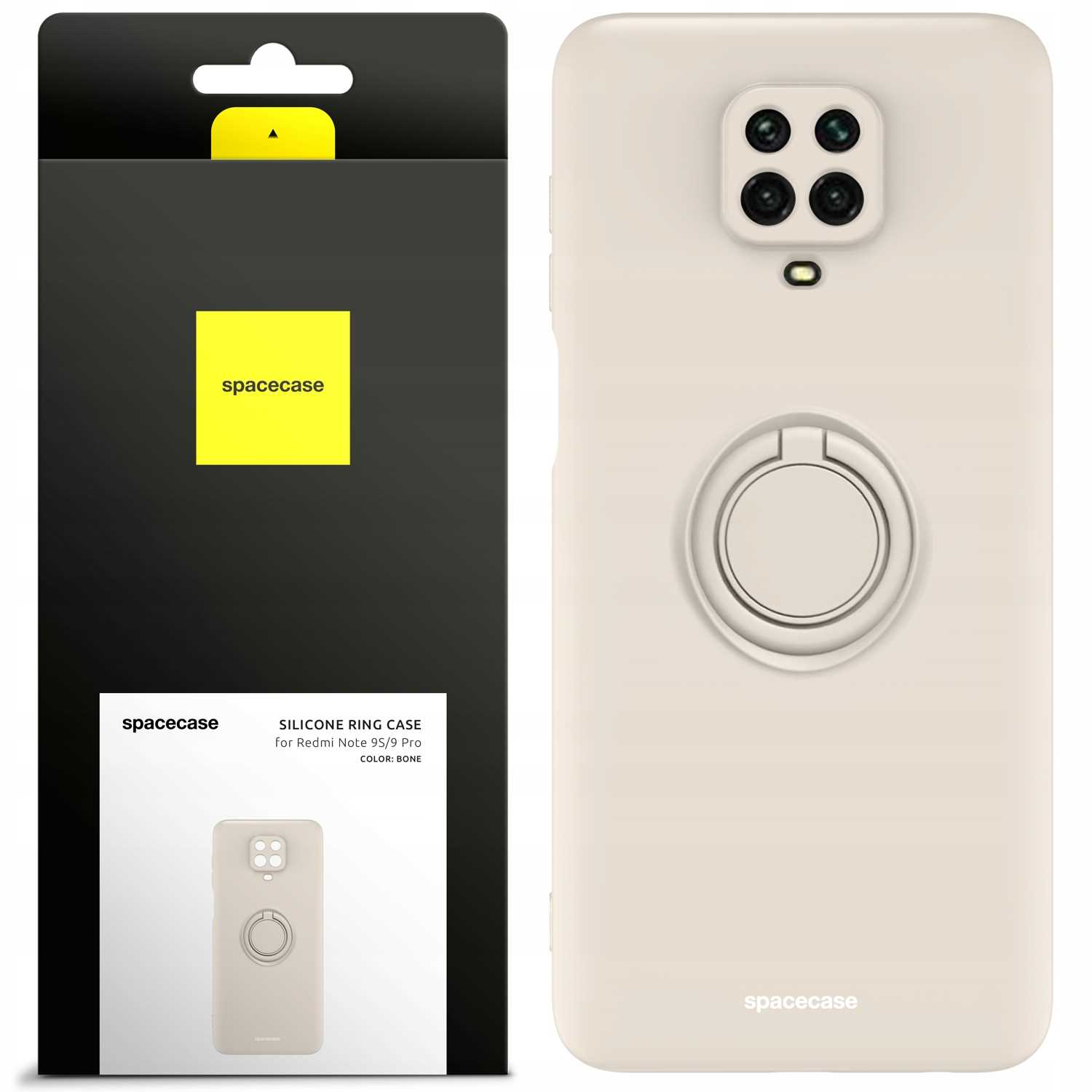 Spacecase Silicone Ring Redmi Note 9S/9 Pro bone