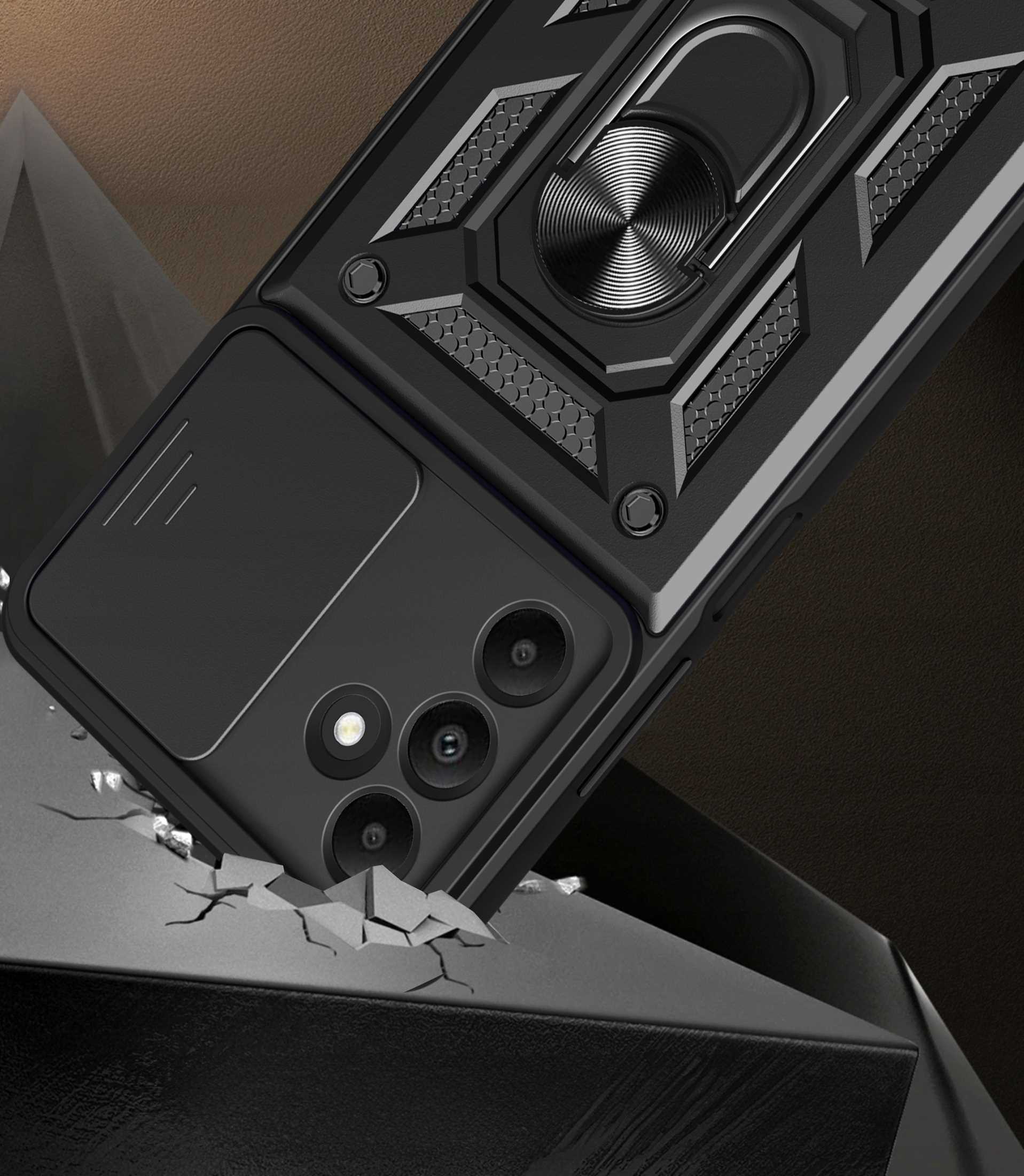 Spacecase Camring Galaxy M55 5G Black