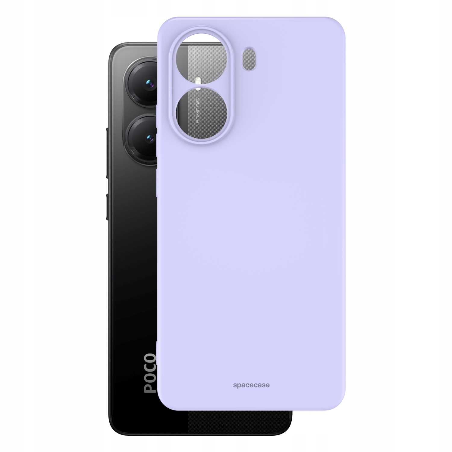 Spacecase Silicone Case 3.0 Poco X7 Pro 5G Light Purple
