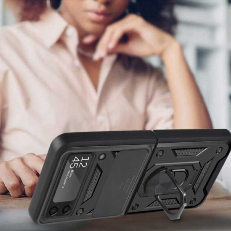 Spacecase Camring Galaxy Z Flip 3 black