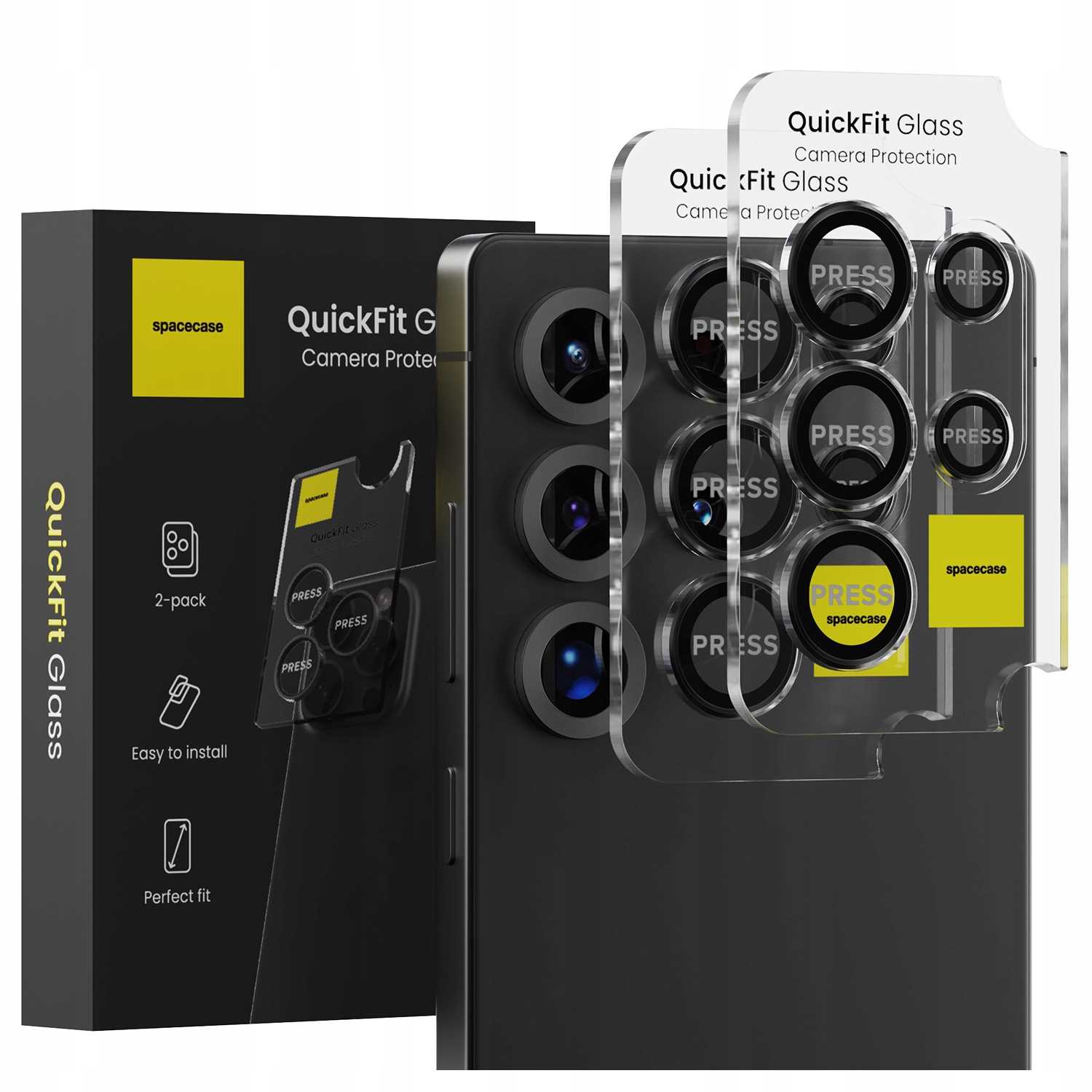 Spacecase QuickFit Camera Galaxy S25 Ultra black