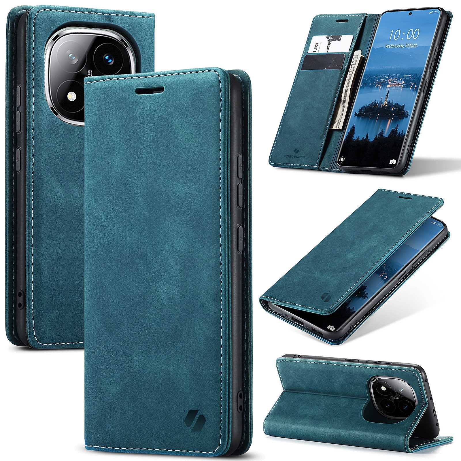 Spacecase Wallet Poco X7/Rm Note 14 Pro/Pro+ 5G Blue