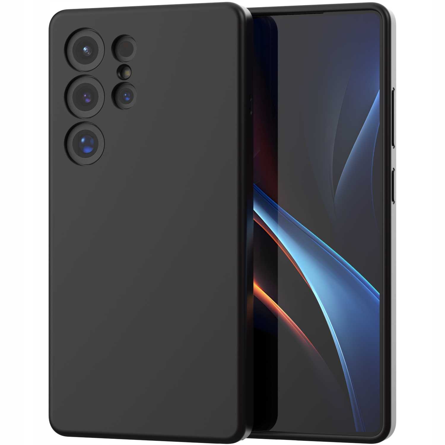 Spacecase Silicone Mag Galaxy S25 Ultra black