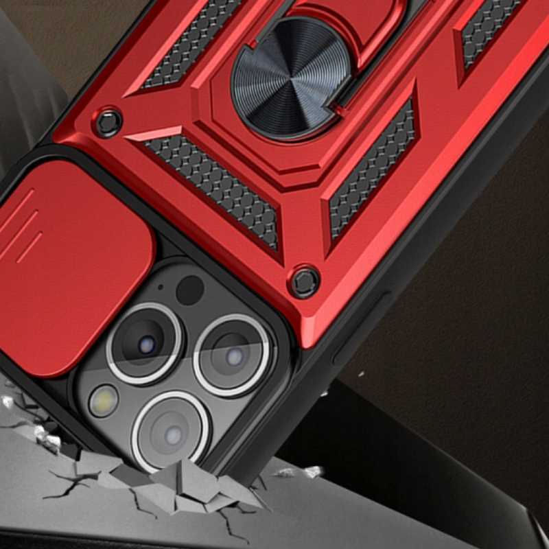 Spacecase Camring iPhone 14 Pro red
