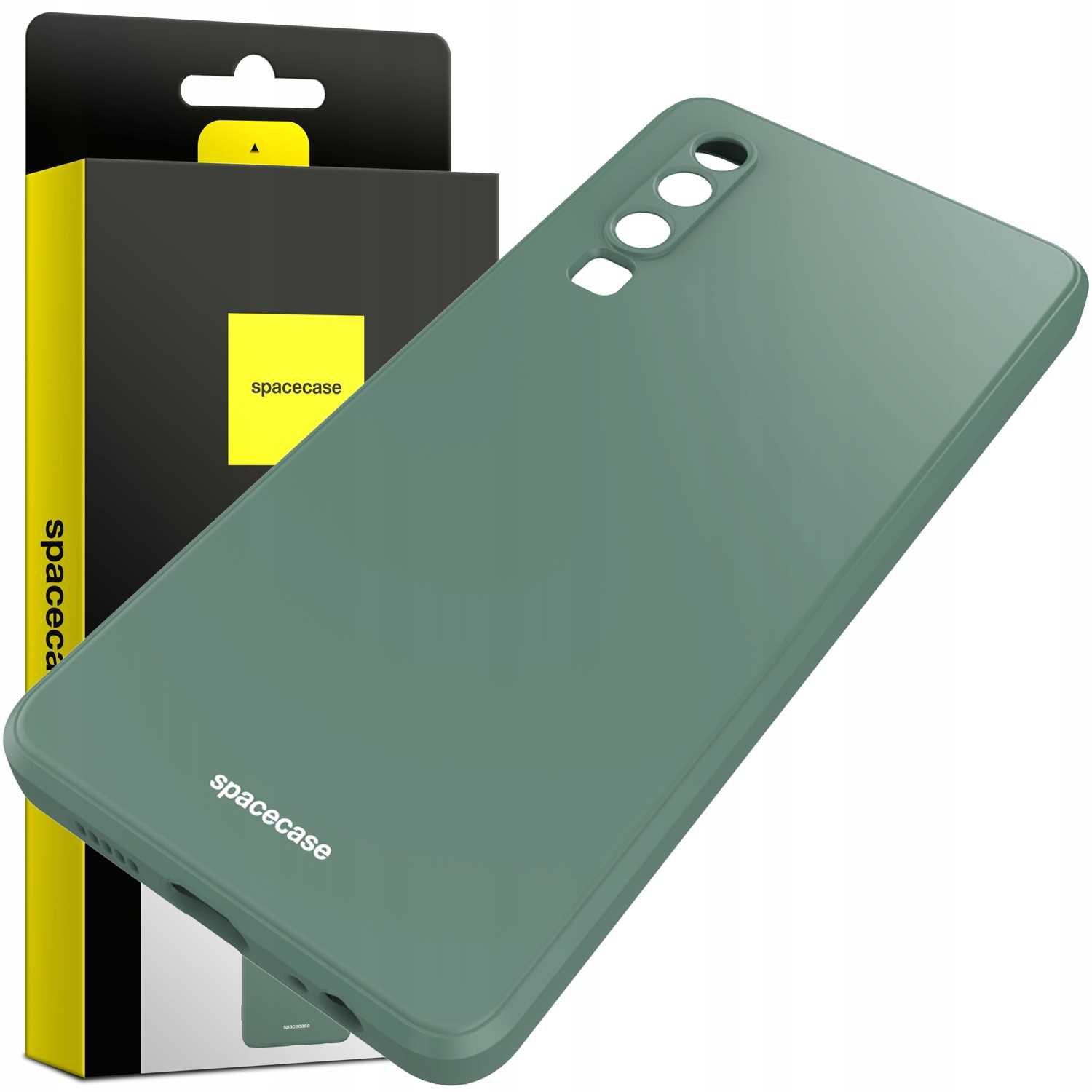Spacecase Silicone Case Huawei P30 dark green