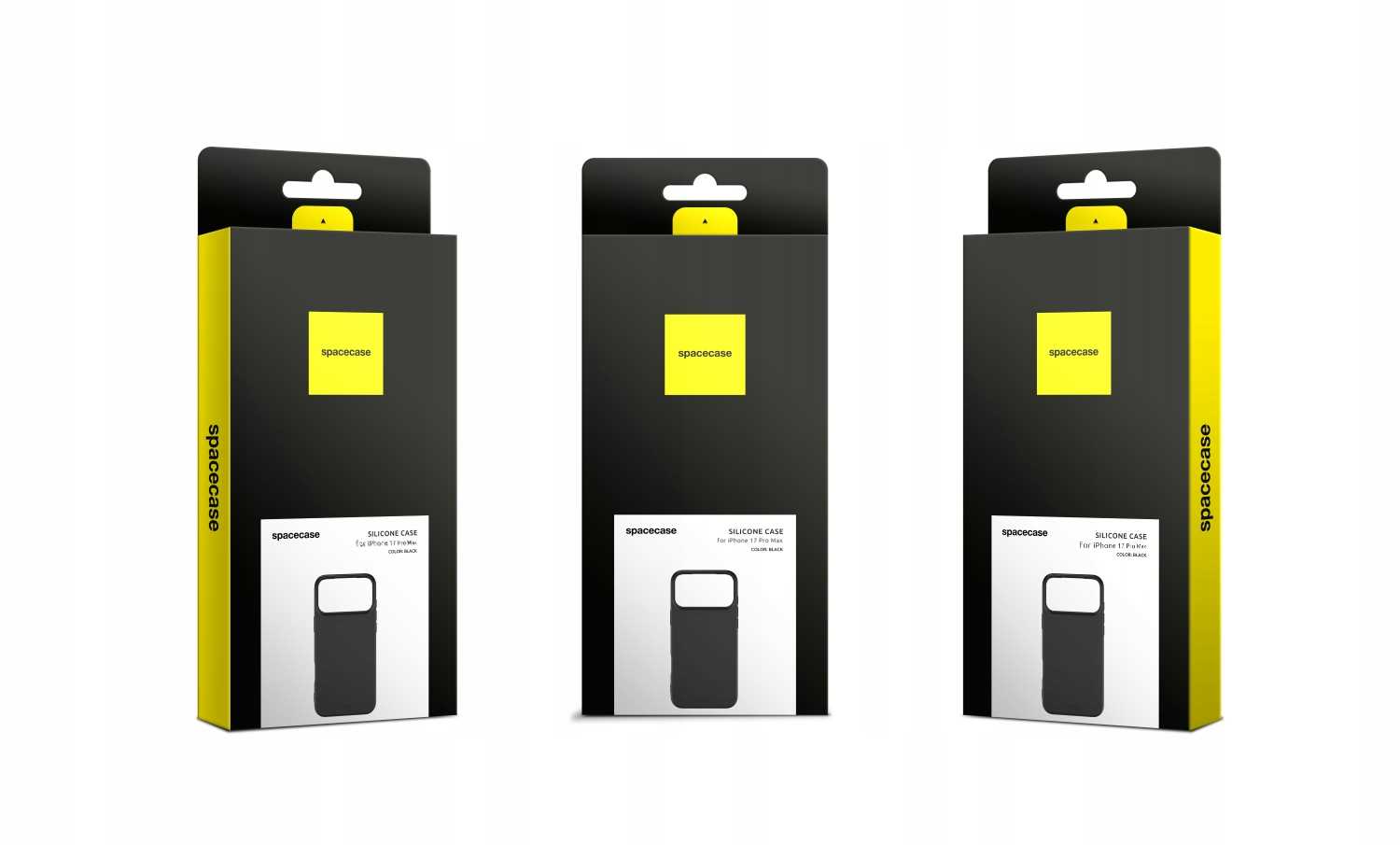 Spacecase Silicone Case 3.0 Iphone 17 Pro Max Black