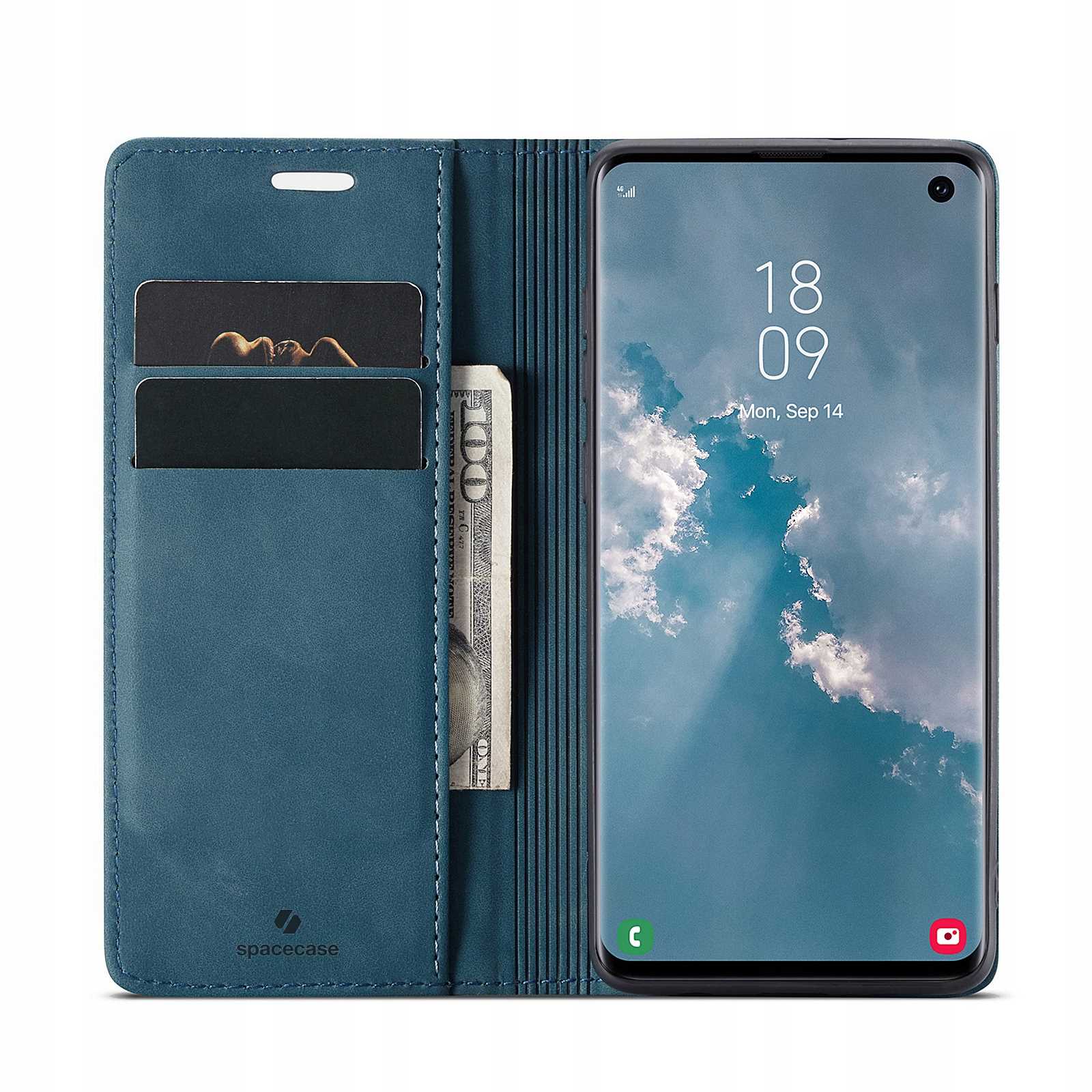 Spacecase Wallet Galaxy S10 Blue