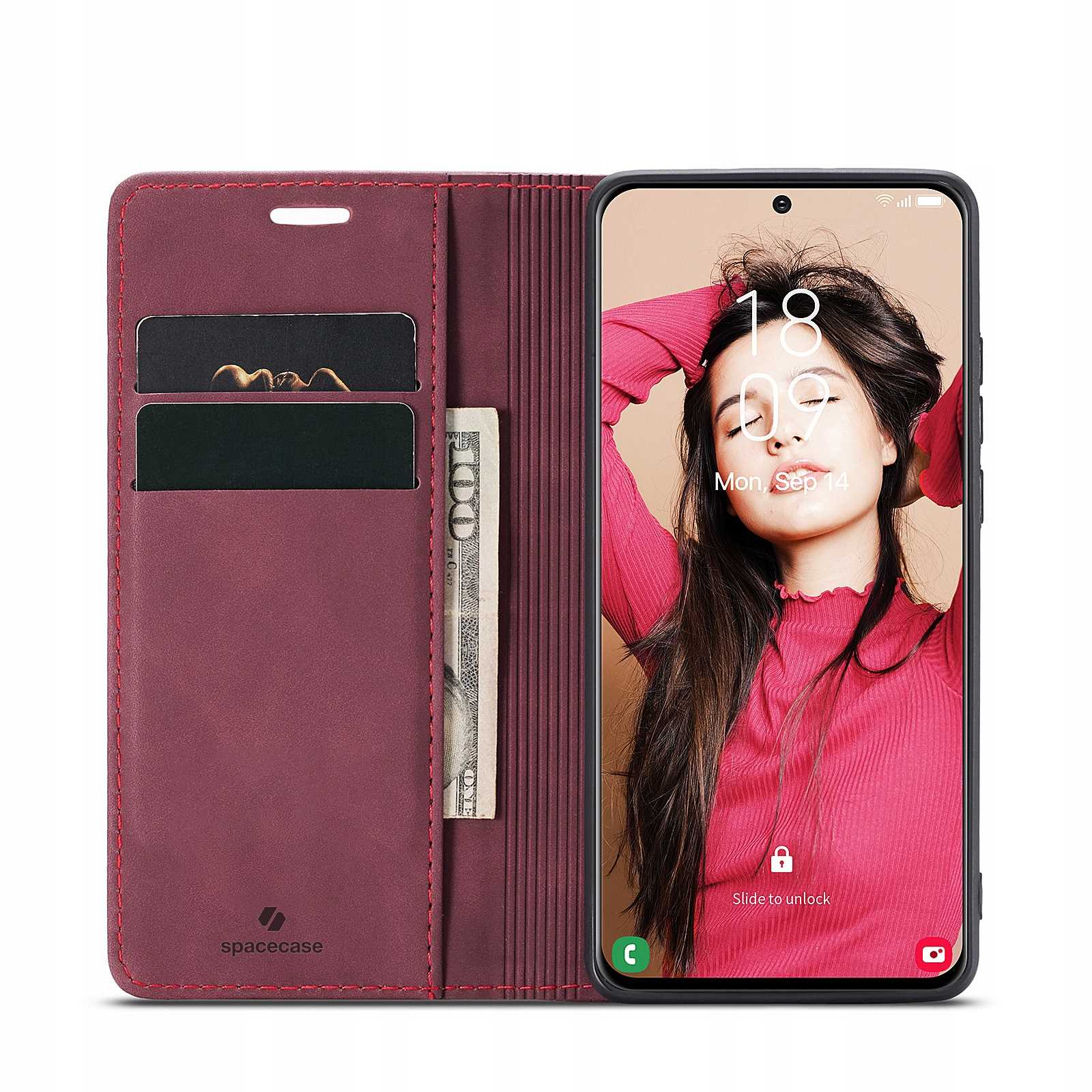 Spacecase Wallet Galaxy S21 Fe Red