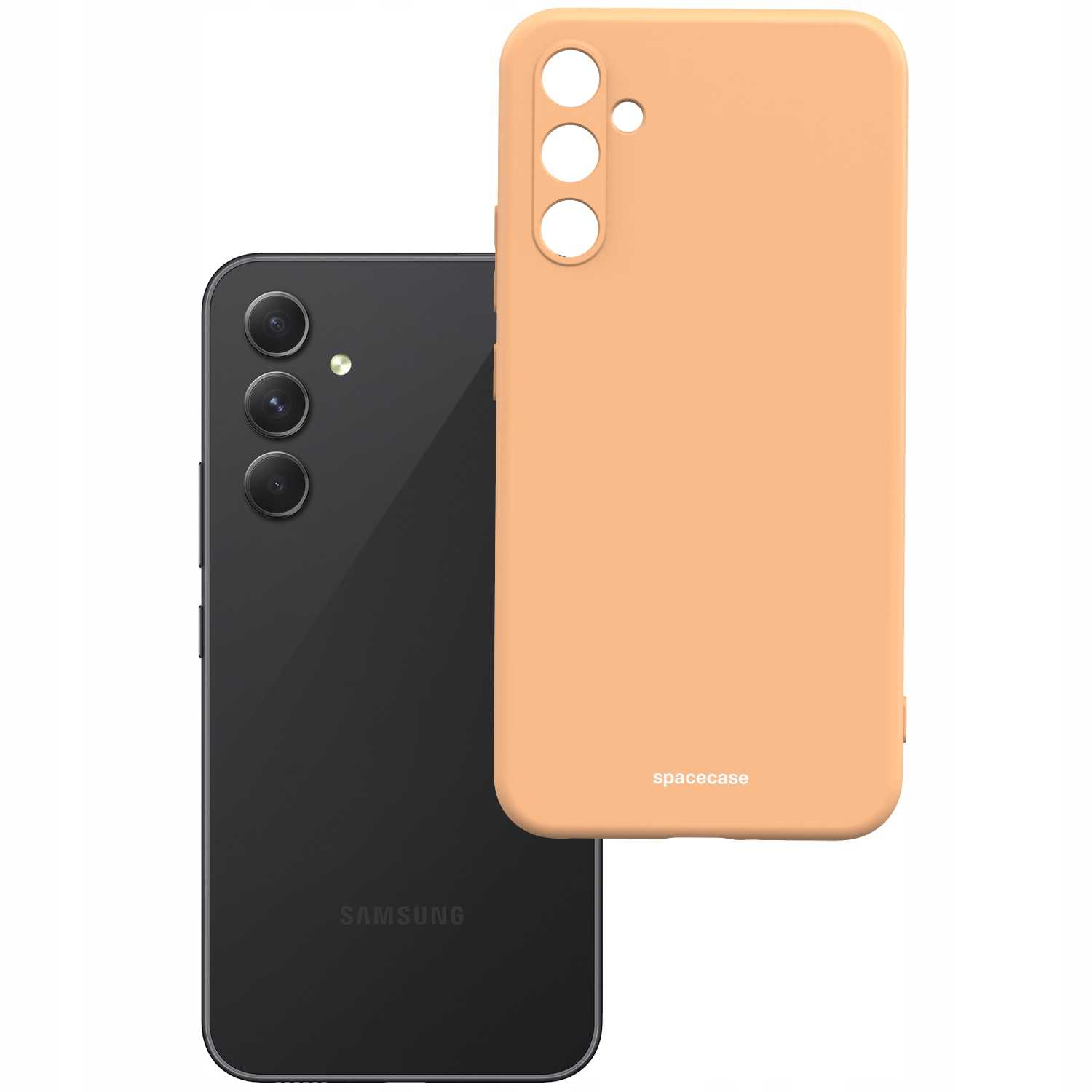 Spacecase Silicone Case Galaxy A54 5G orange