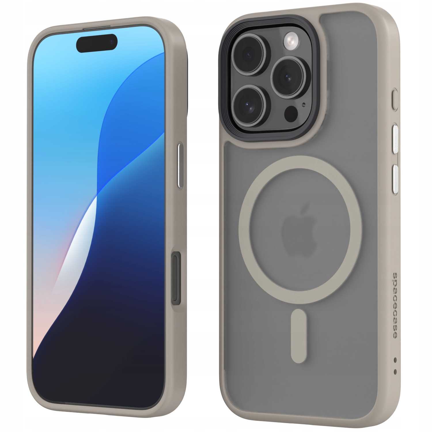 Spacecase Hybrid Mag Iphone 16 Pro Desert Titanium