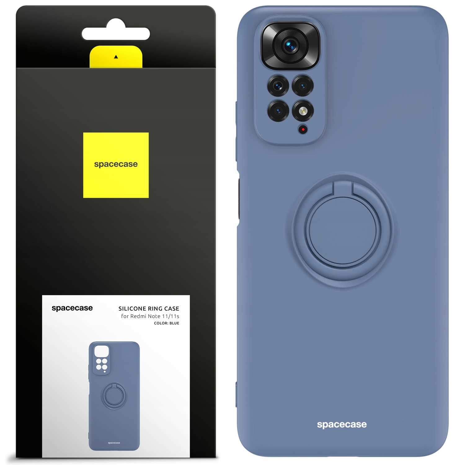 Spacecase Silicone Ring Redmi Note 11/11S Blue