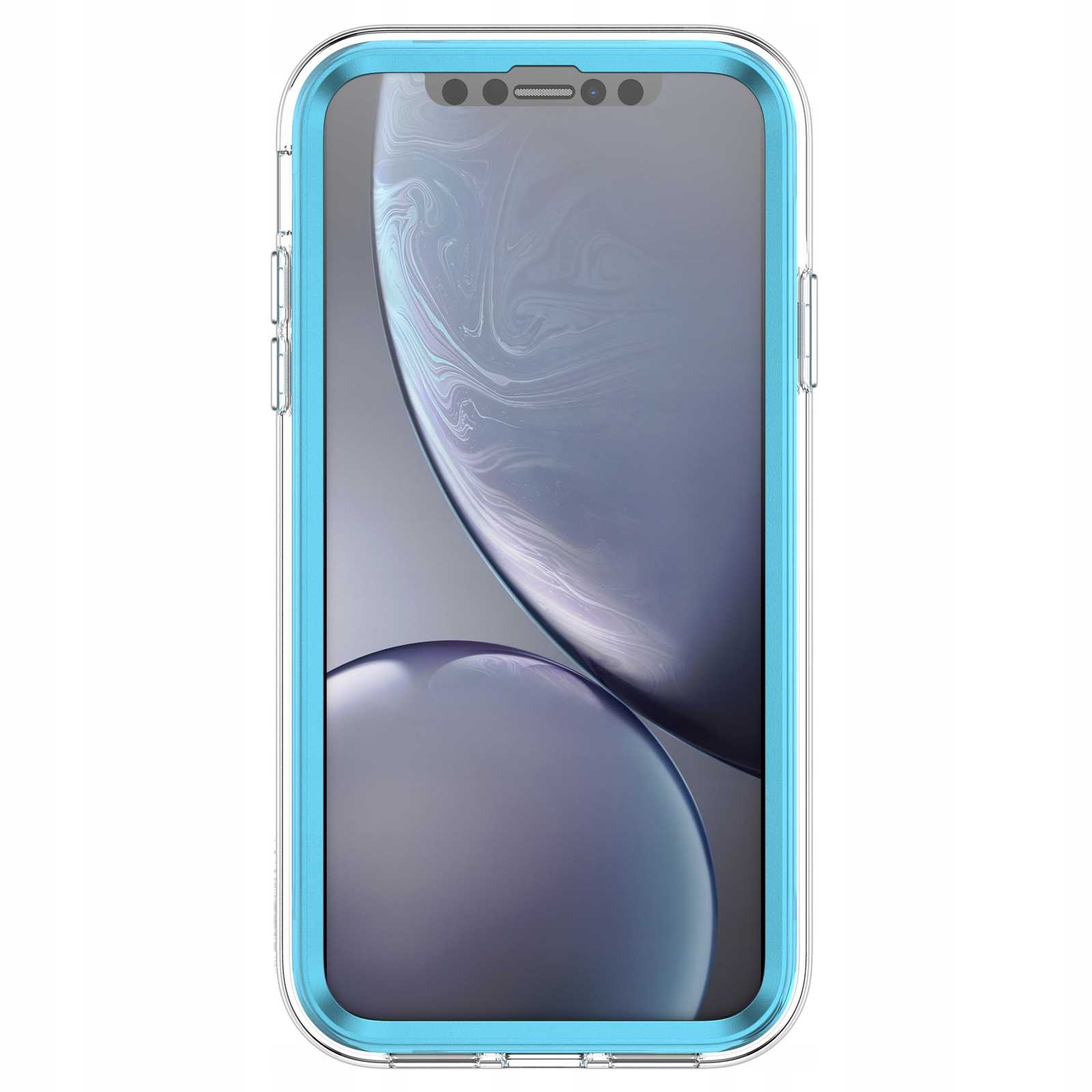 Spacecase Marble 360 Iphone Xr Niebieski