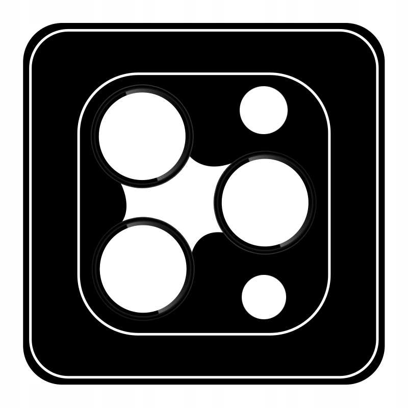 Spacecase Camera Ring Iphone 15 Pro / Pro Max Black