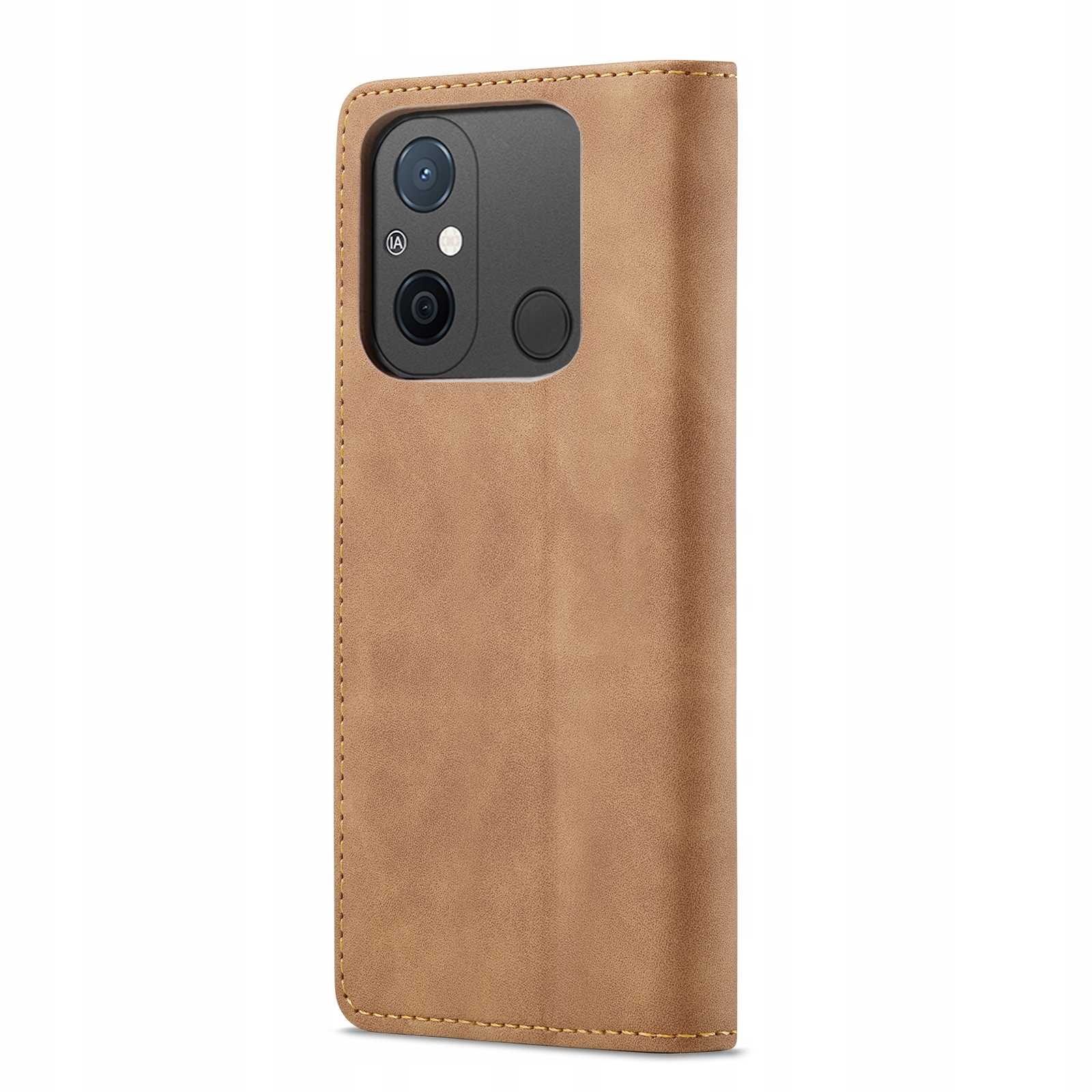 Spacecase Wallet Redmi 12C Light Brown
