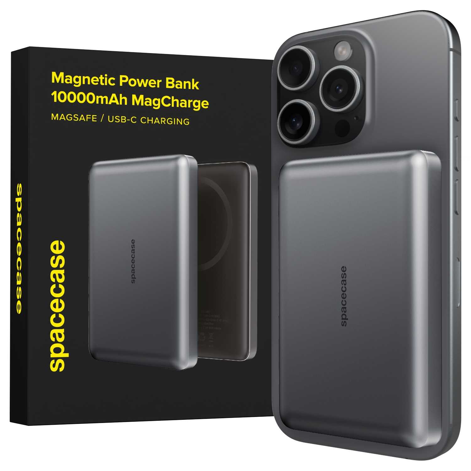 Spacecase Powerbank 10000Mah Magcharge Pb02 Gray