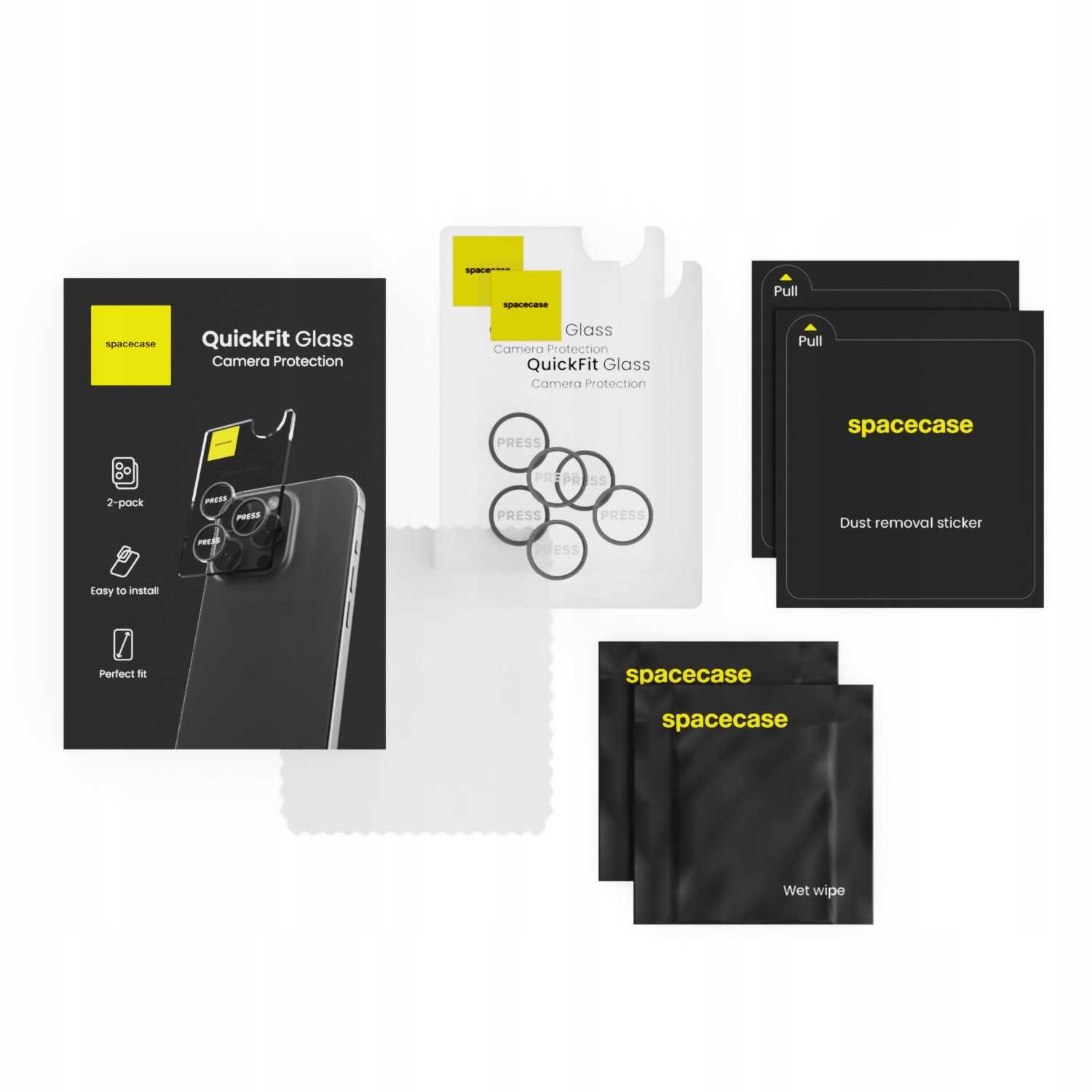 Spacecase QuickFit Camera iPhone 11 Pro/11 Pro Max/12 Pro black