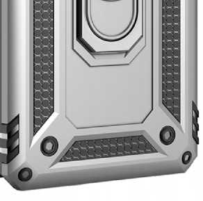 Spacecase Ring NX Huawei P30 Pro srebrny