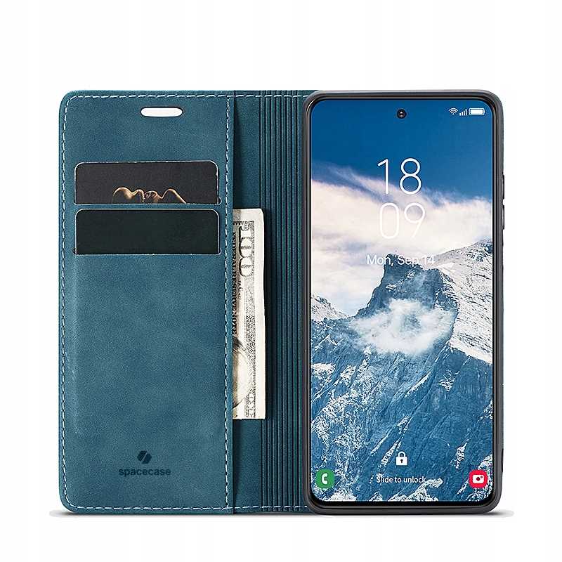 Spacecase Wallet Galaxy S24+ blue