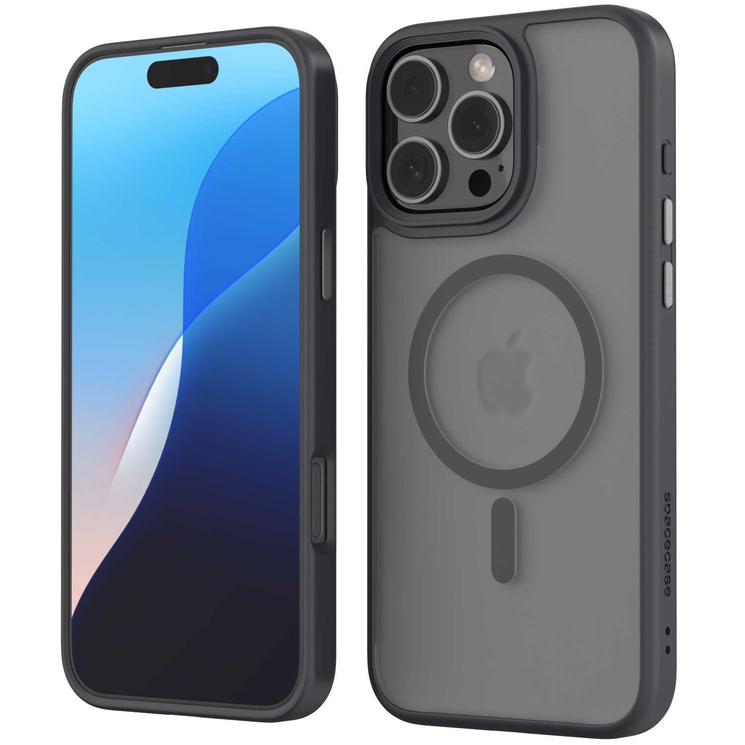 Spacecase Hybrid Mag iPhone 16 Pro Max black