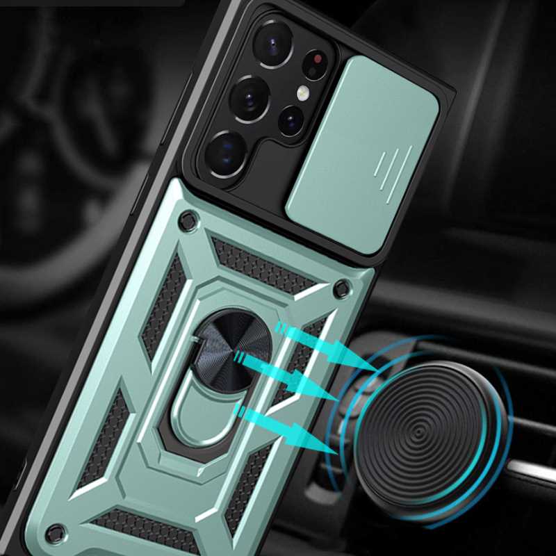 Spacecase Camring Galaxy S22 Ultra Green