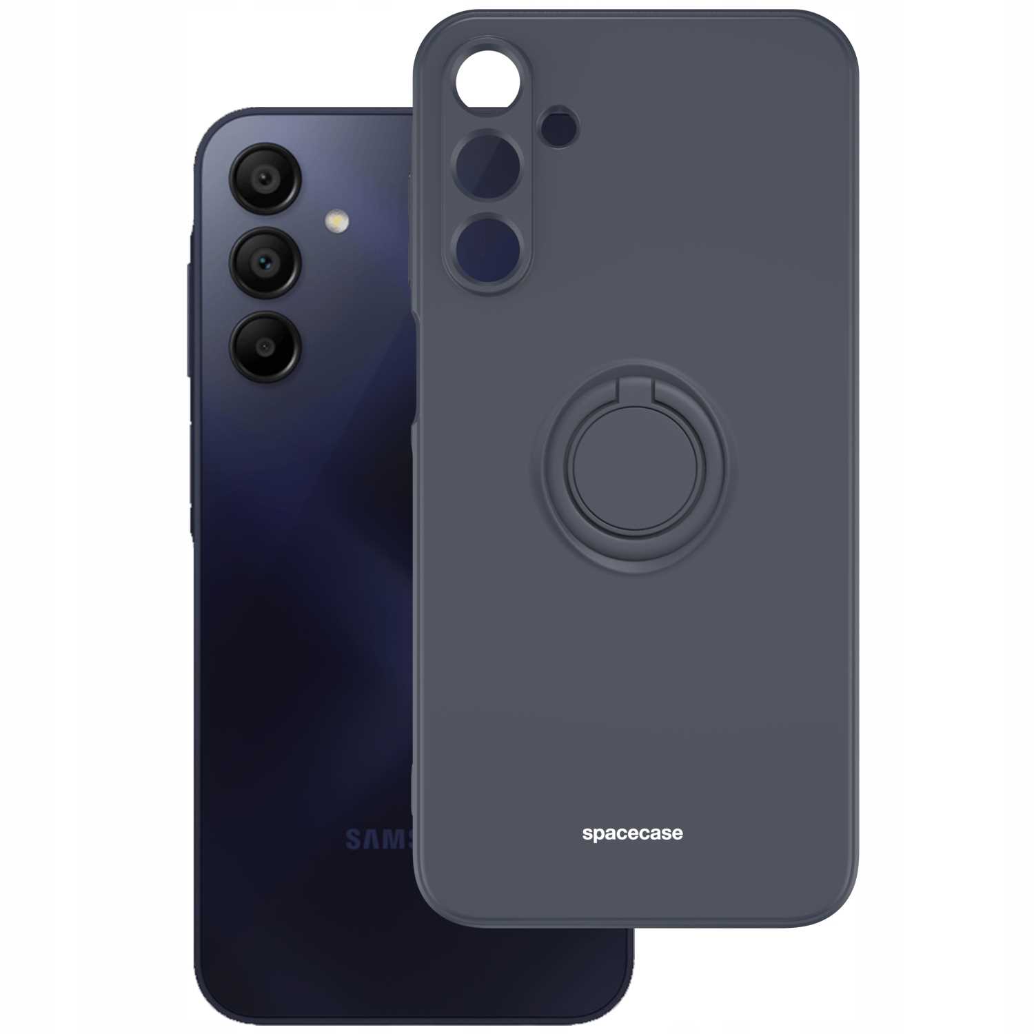 Spacecase Silicone Ring Galaxy A15 4G / 5G black