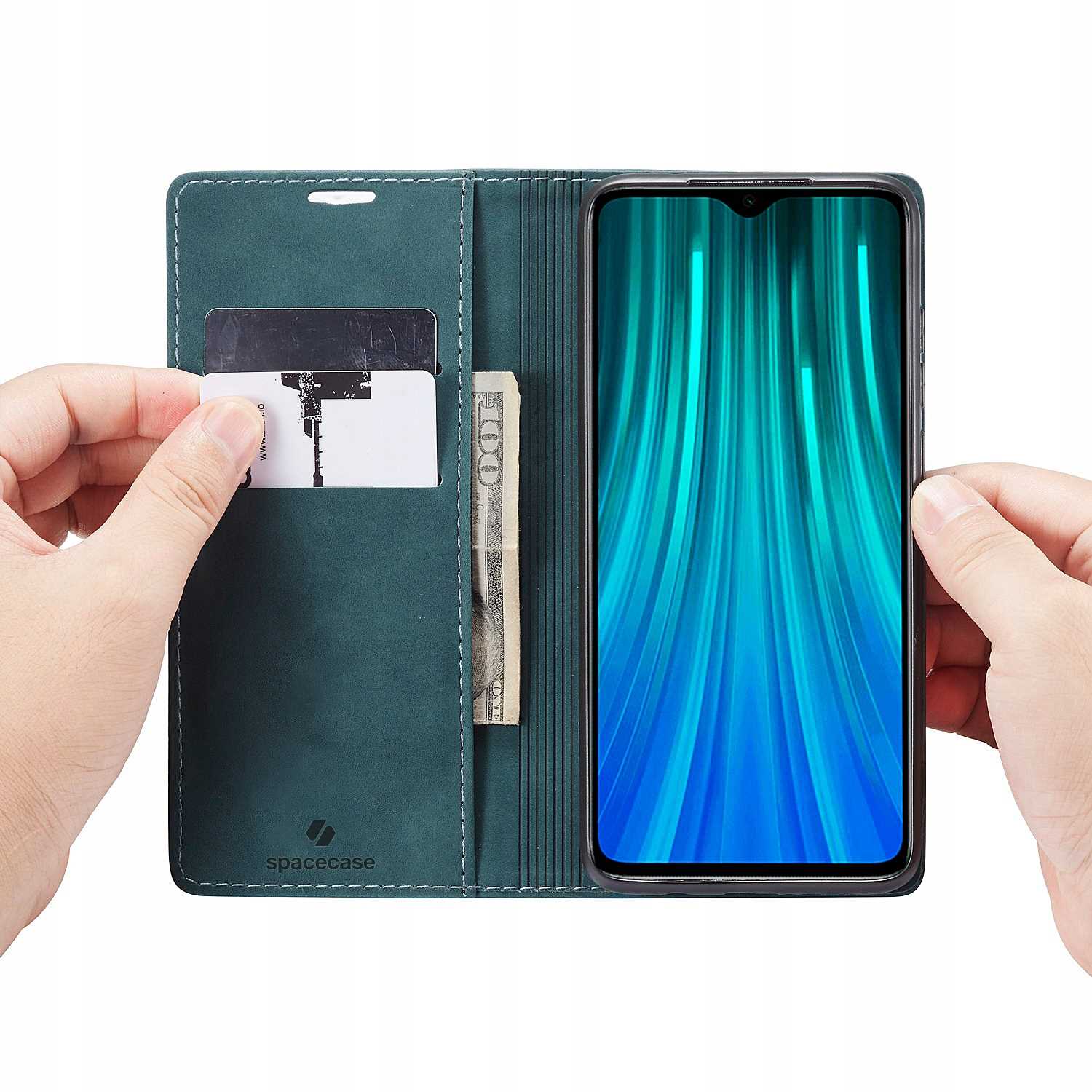 Spacecase Wallet Redmi Note 8 Pro Blue