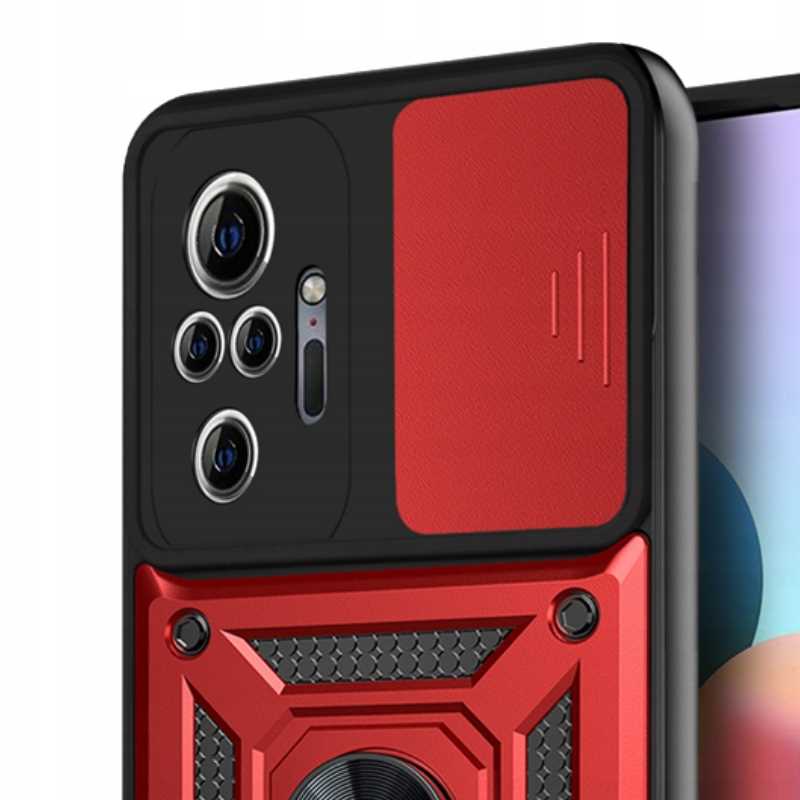 Spacecase Camring Redmi Note 10 Pro Red