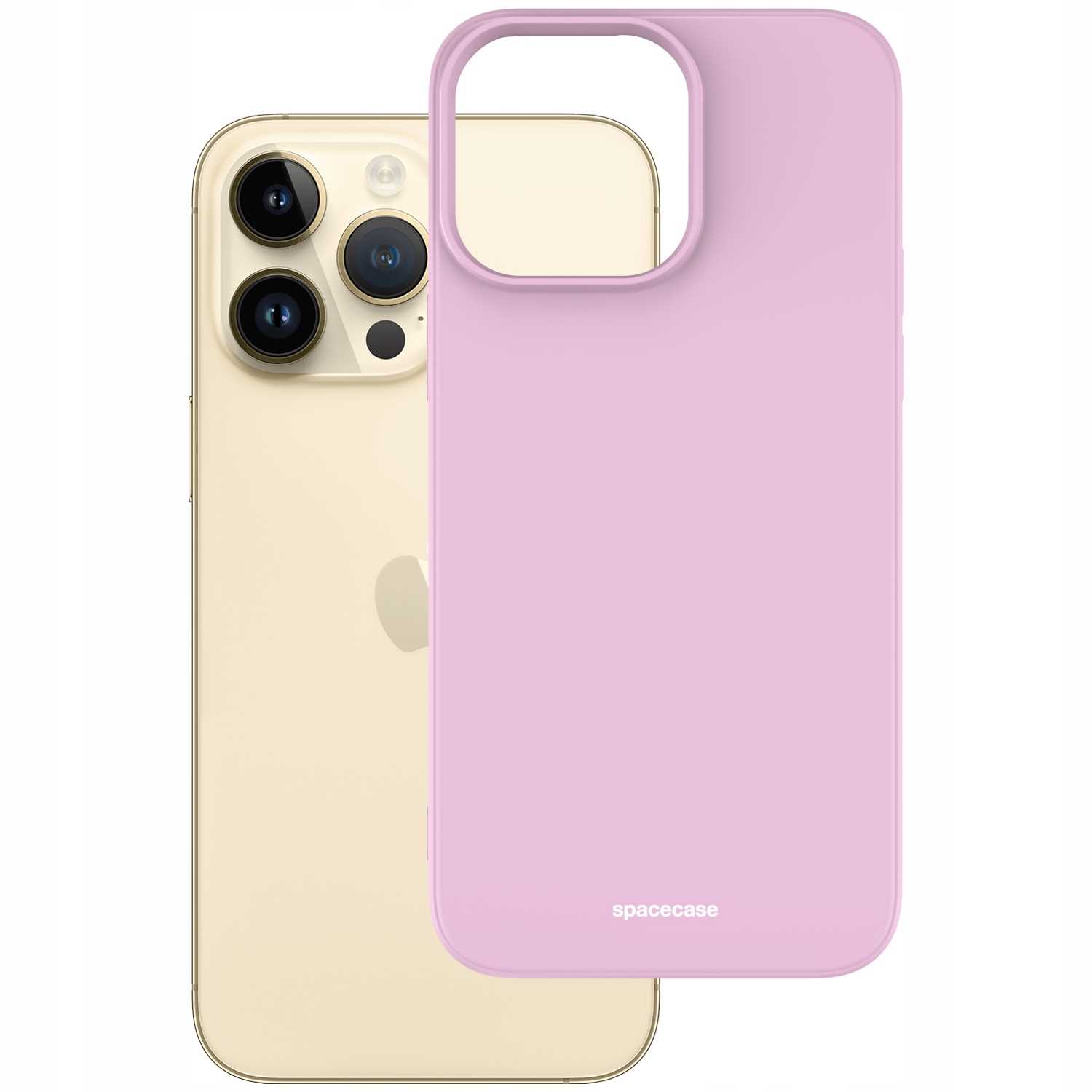 Spacecase Silicone Case iPhone 14 Pro Max lilac