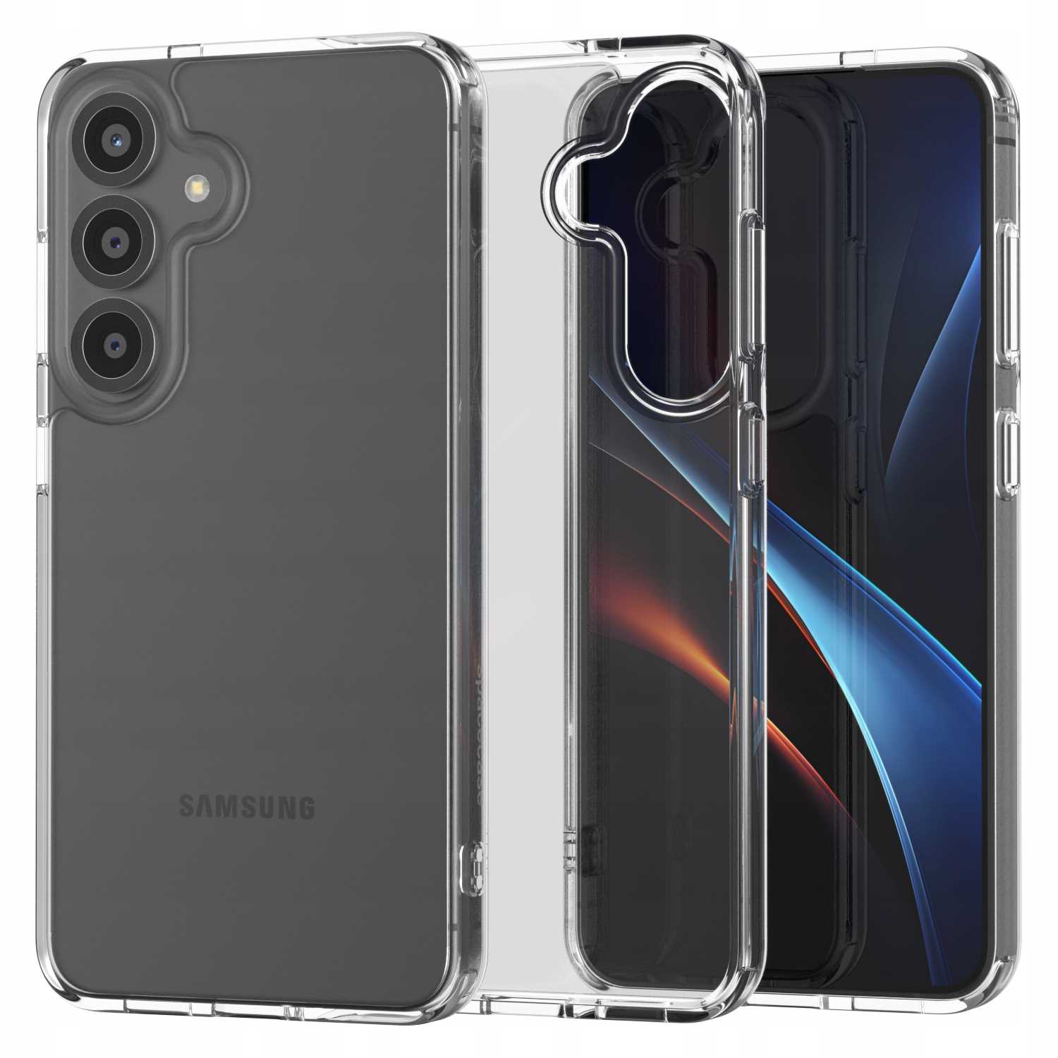 Spacecase Clear Hybrid Case Galaxy S25