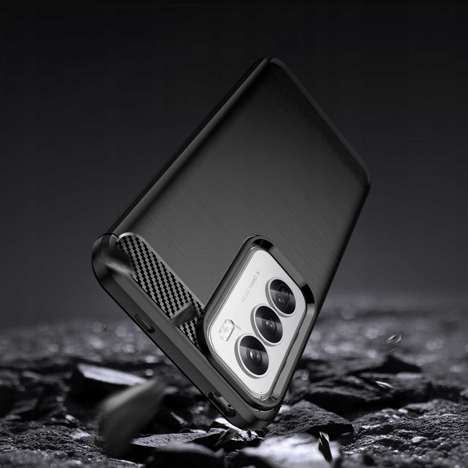 Spacecase Carbon Oppo Reno 12 Pro 5G Black