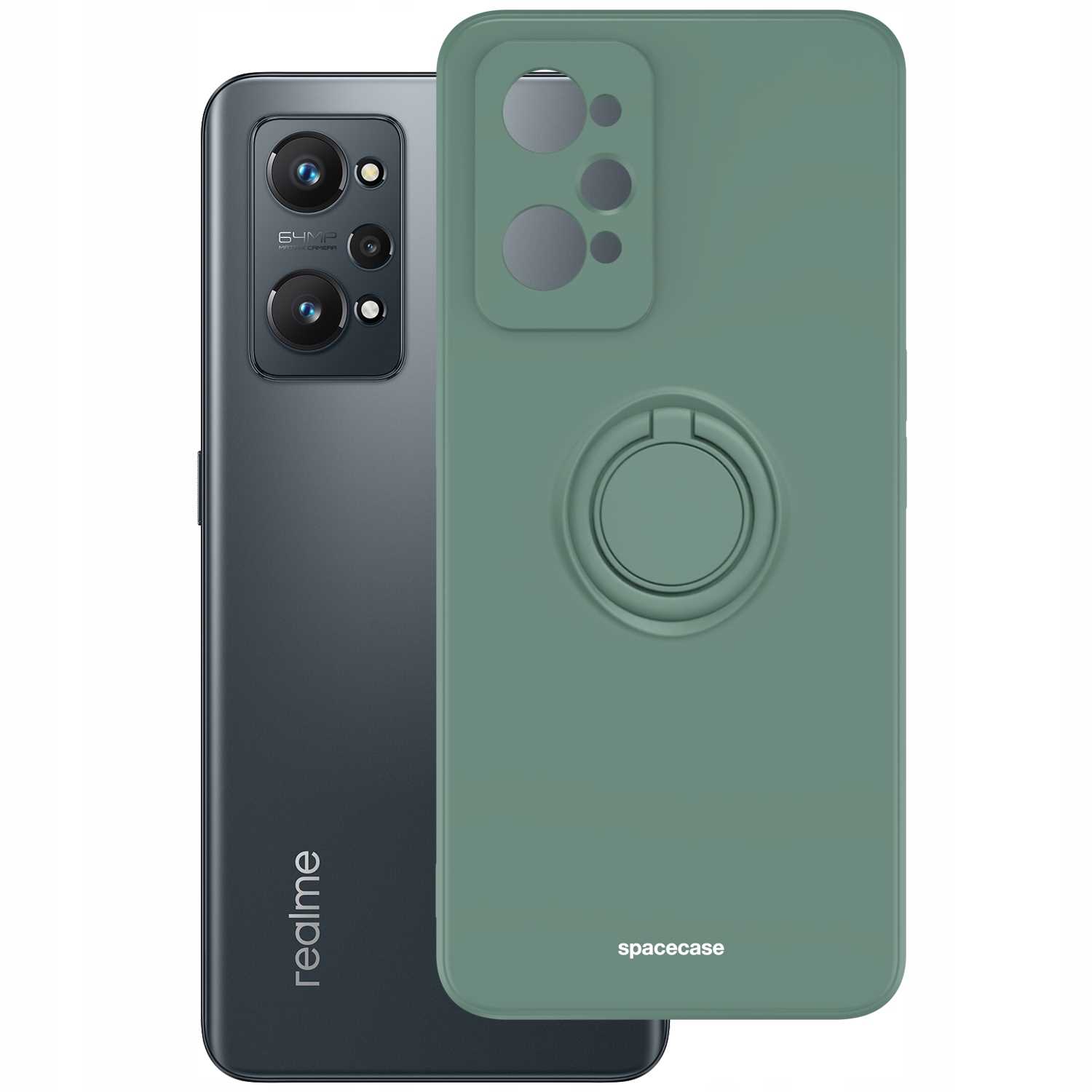 Spacecase Silicone Ring Realme GT Neo 2/Neo 3T/GT2 green
