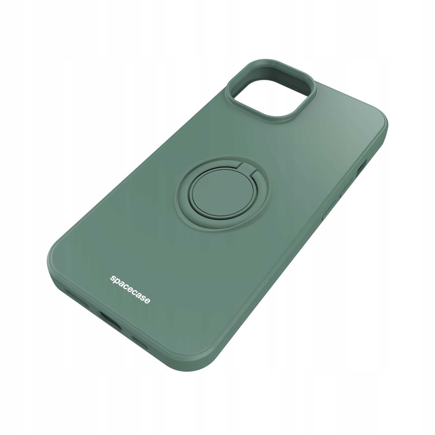 Spacecase Silicone Ring iPhone 14 dark green