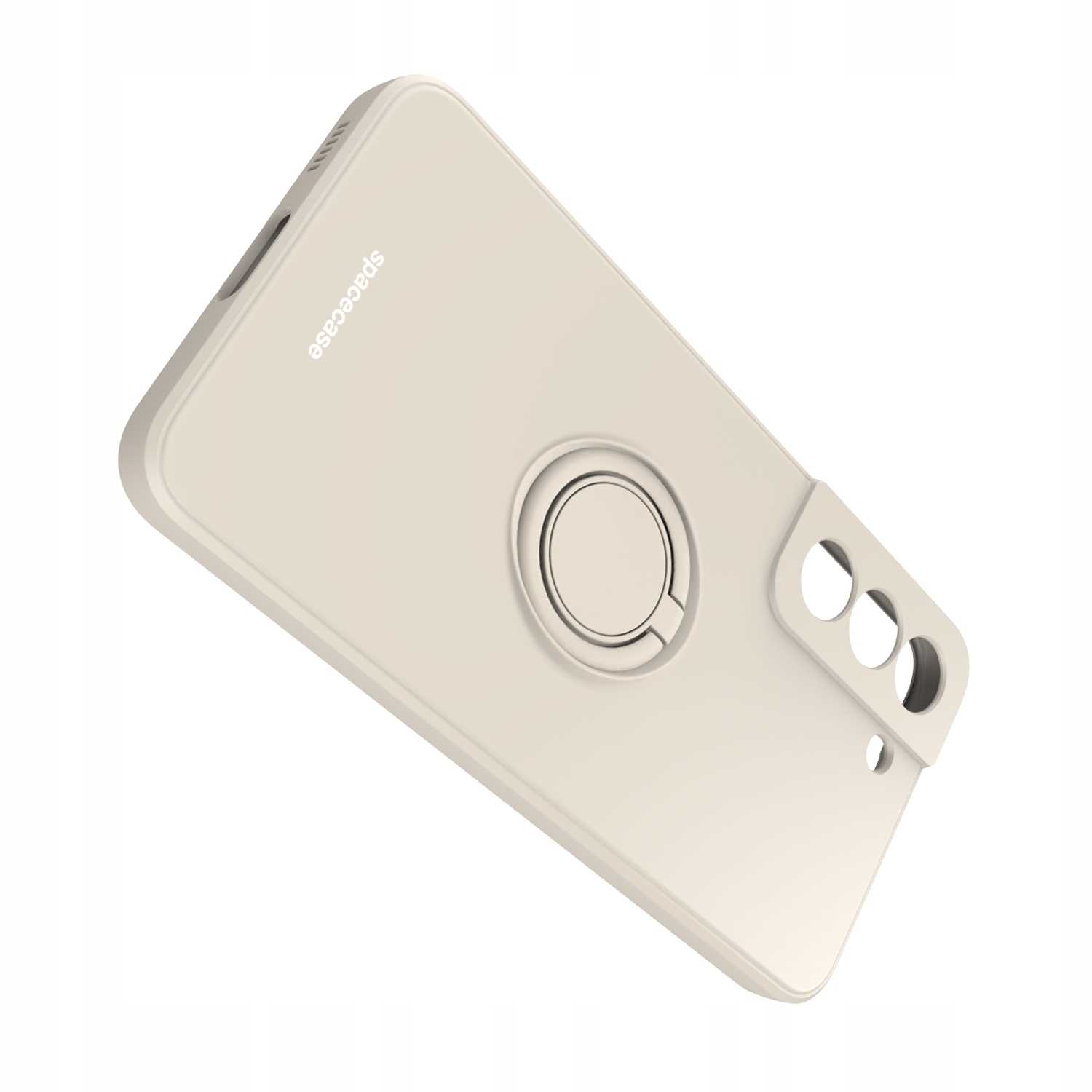 Spacecase Silicone Ring Galaxy S22 Bone