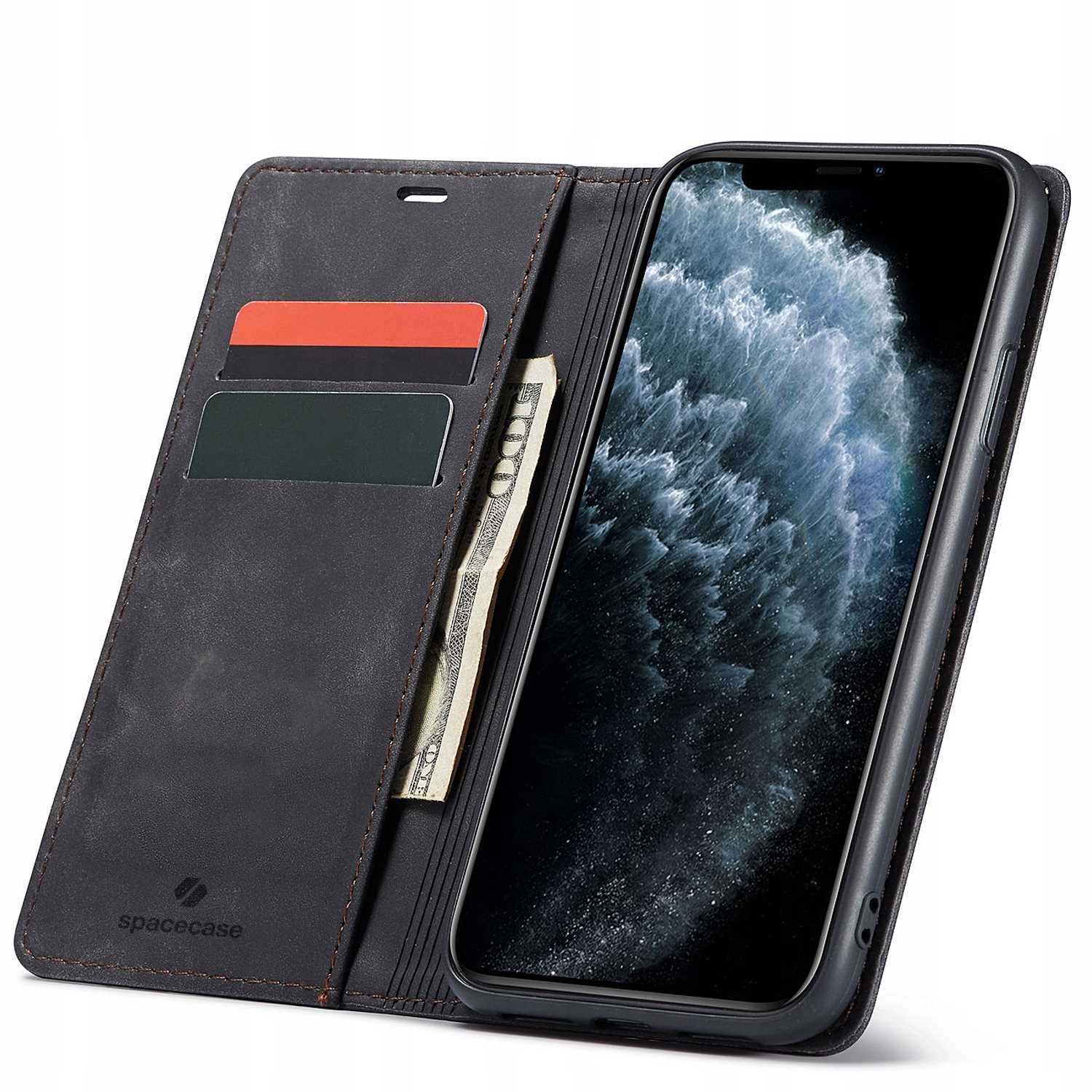Spacecase Wallet iPhone 11 Pro black