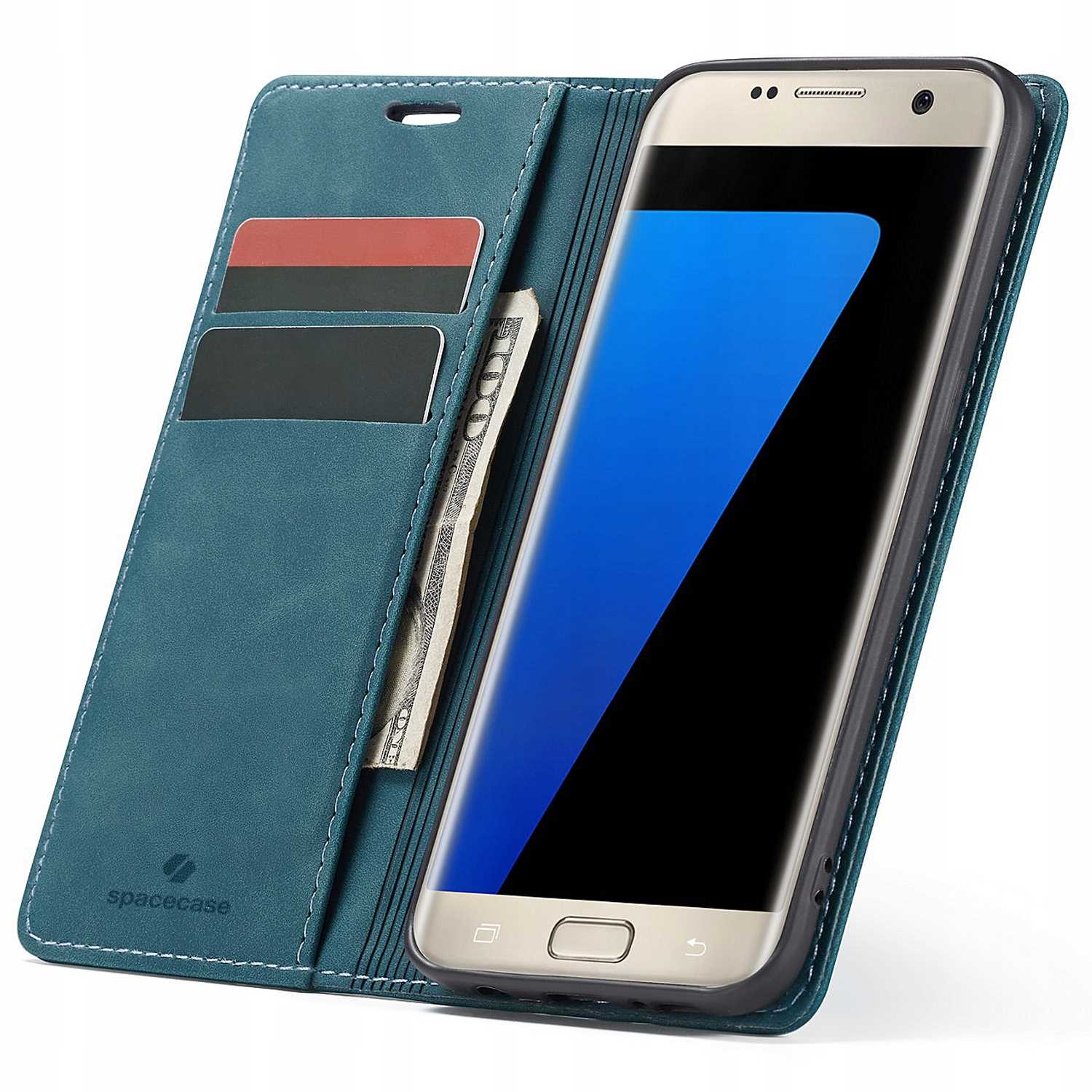 Spacecase Wallet Galaxy S7 Edge blue
