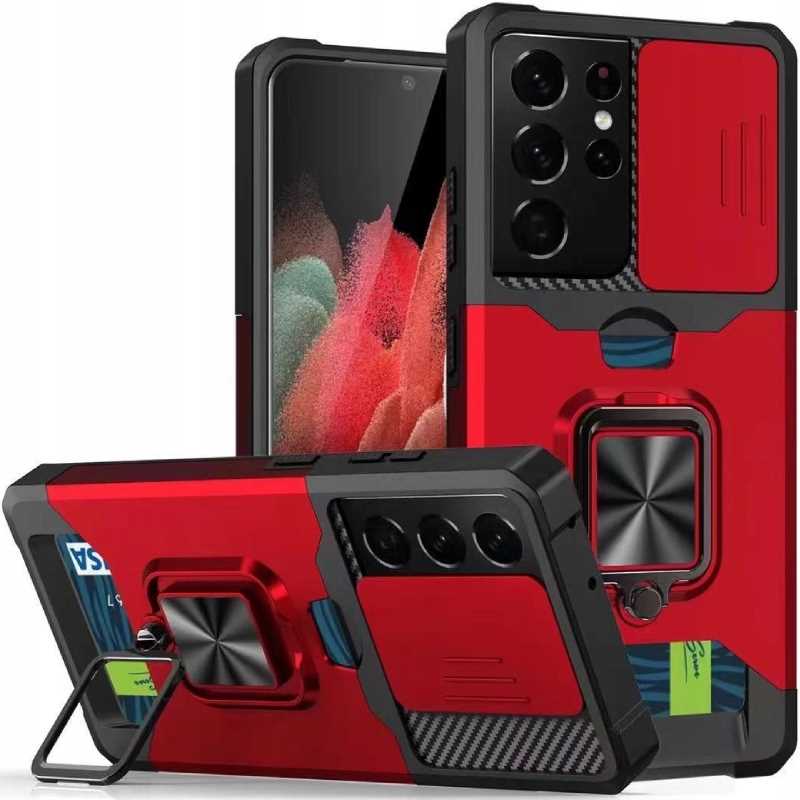 Spacecase Task Galaxy S21 Ultra czerwony