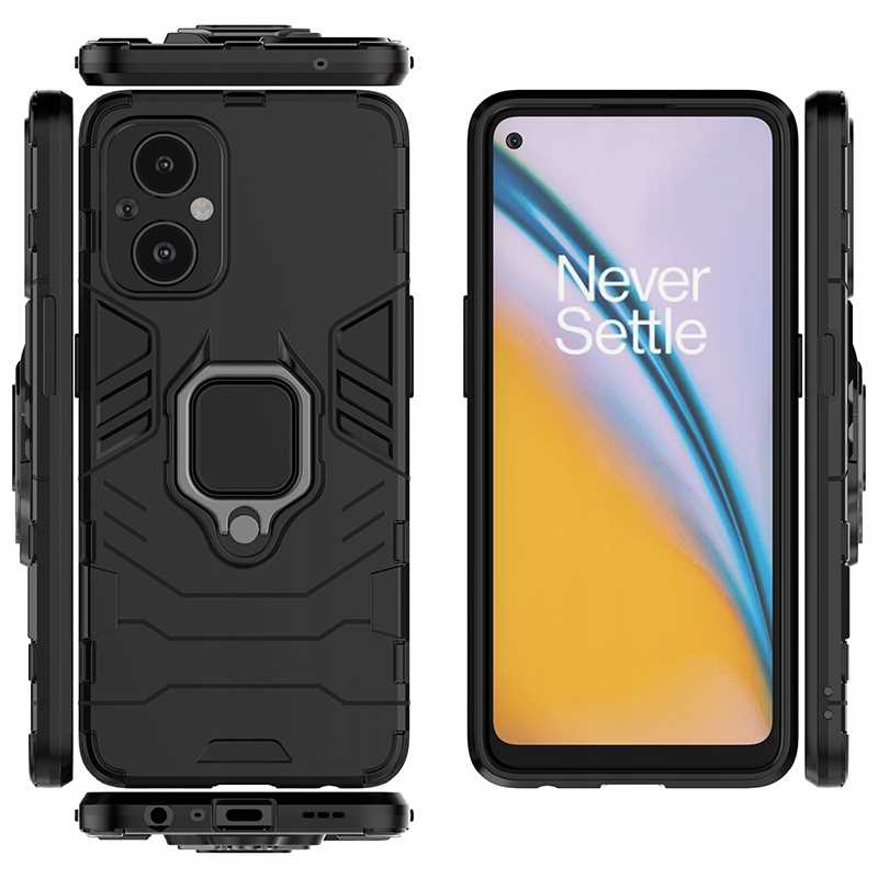 Spacecase X-Ring Oppo Reno 7 Lite/8 Lite czarny