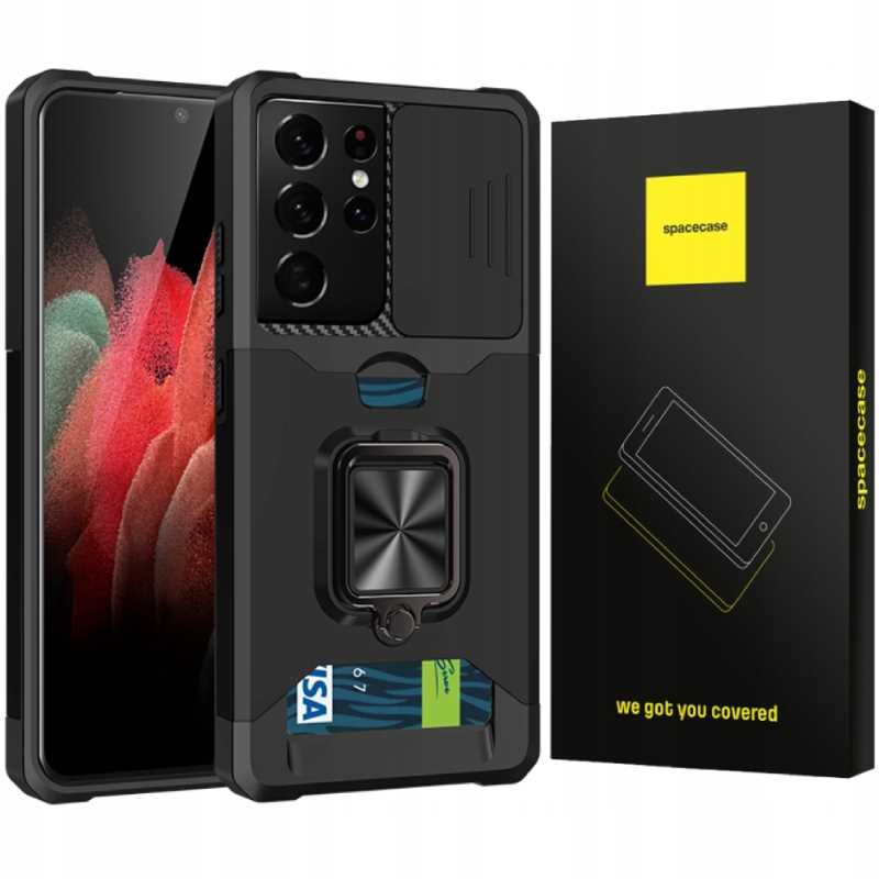 Spacecase Task Galaxy S21 Ultra Czarny