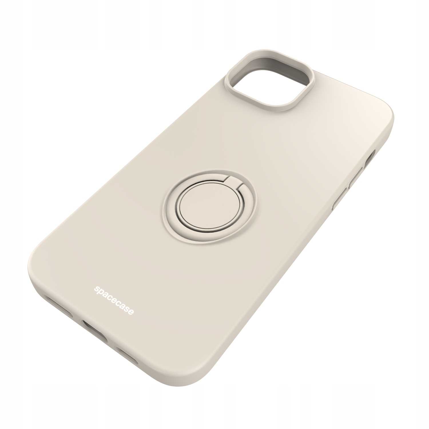 Spacecase Silicone Ring iPhone 15 Plus bone