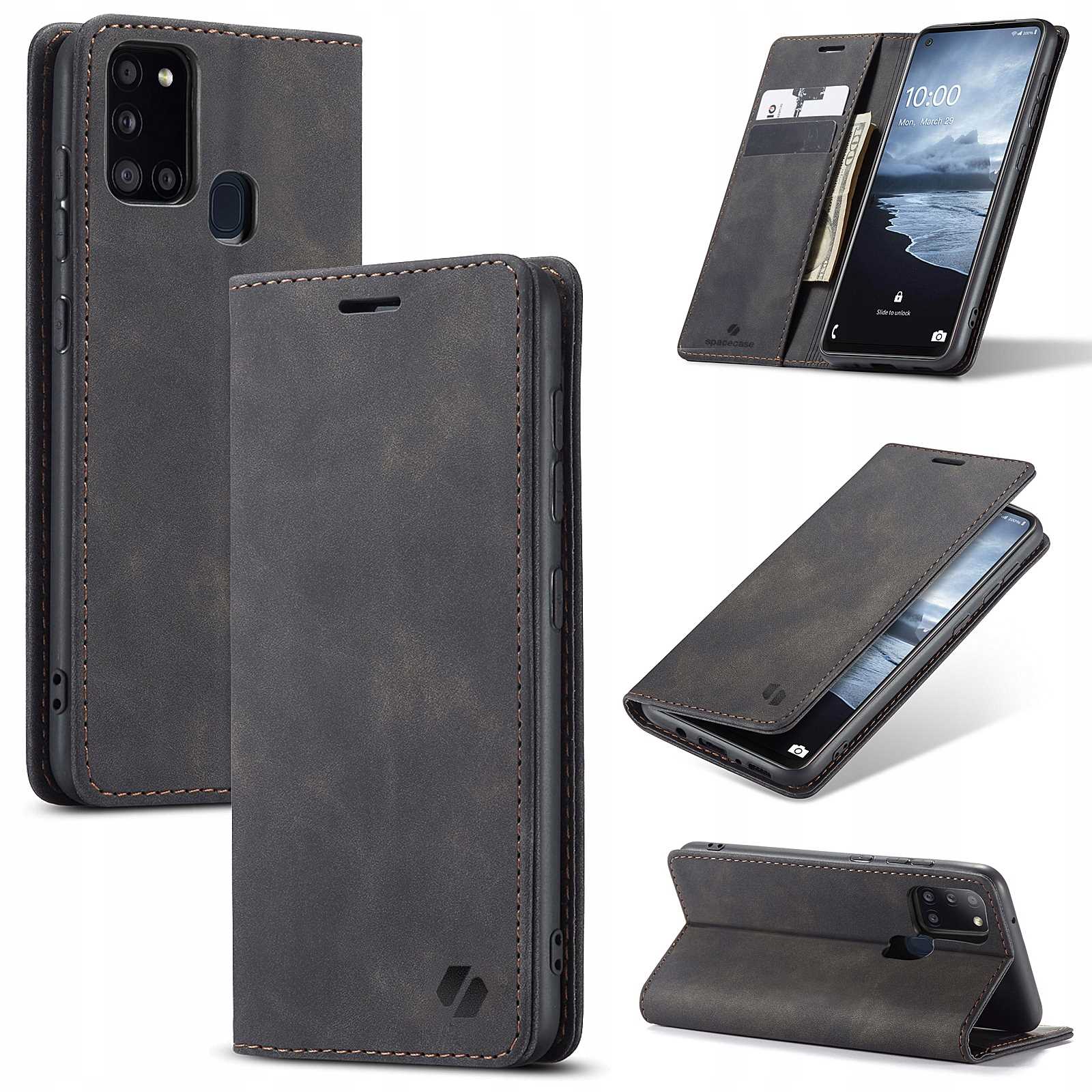 Spacecase Wallet Galaxy A21s black