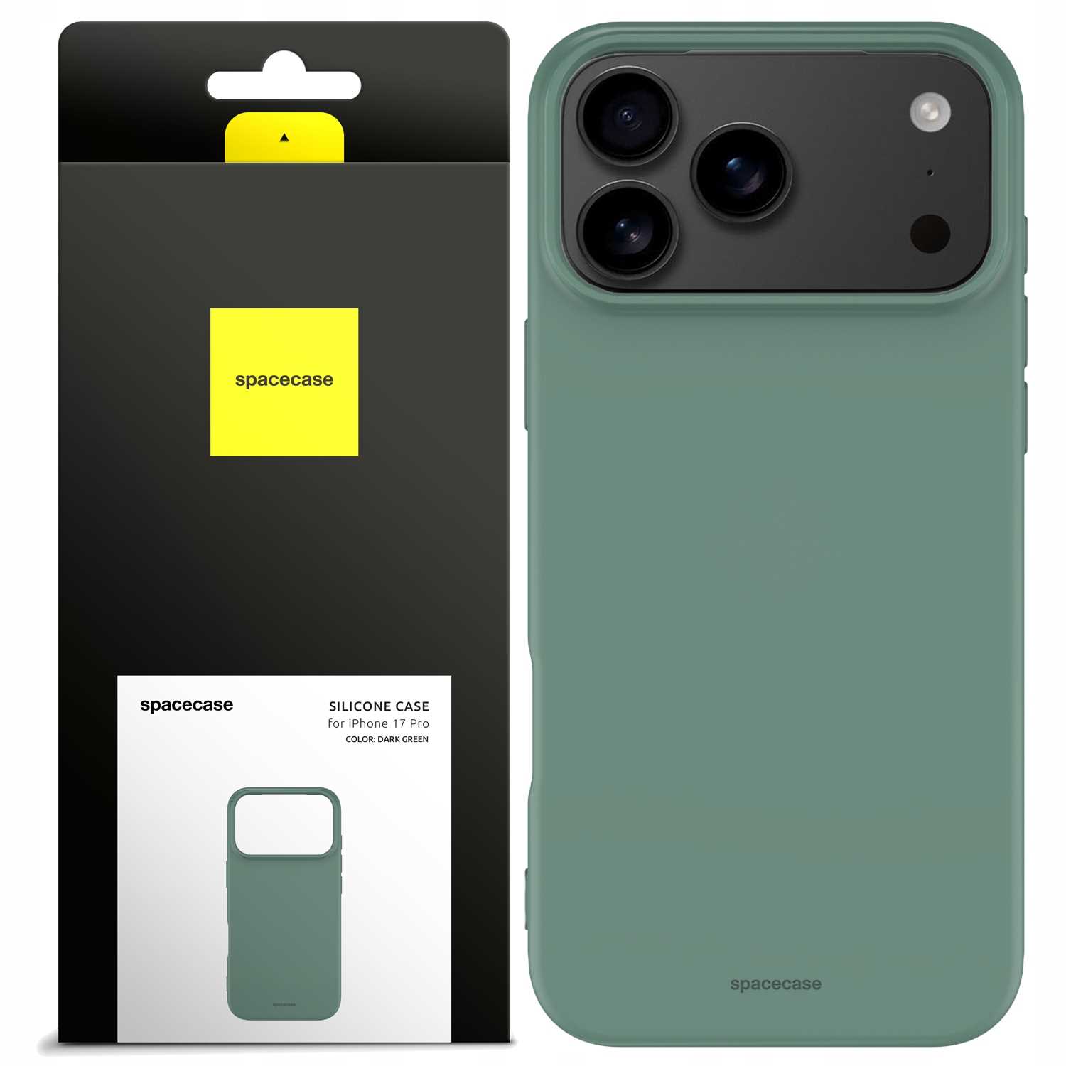 Spacecase Silicone Case 3.0 Iphone 17 Pro Dark Green