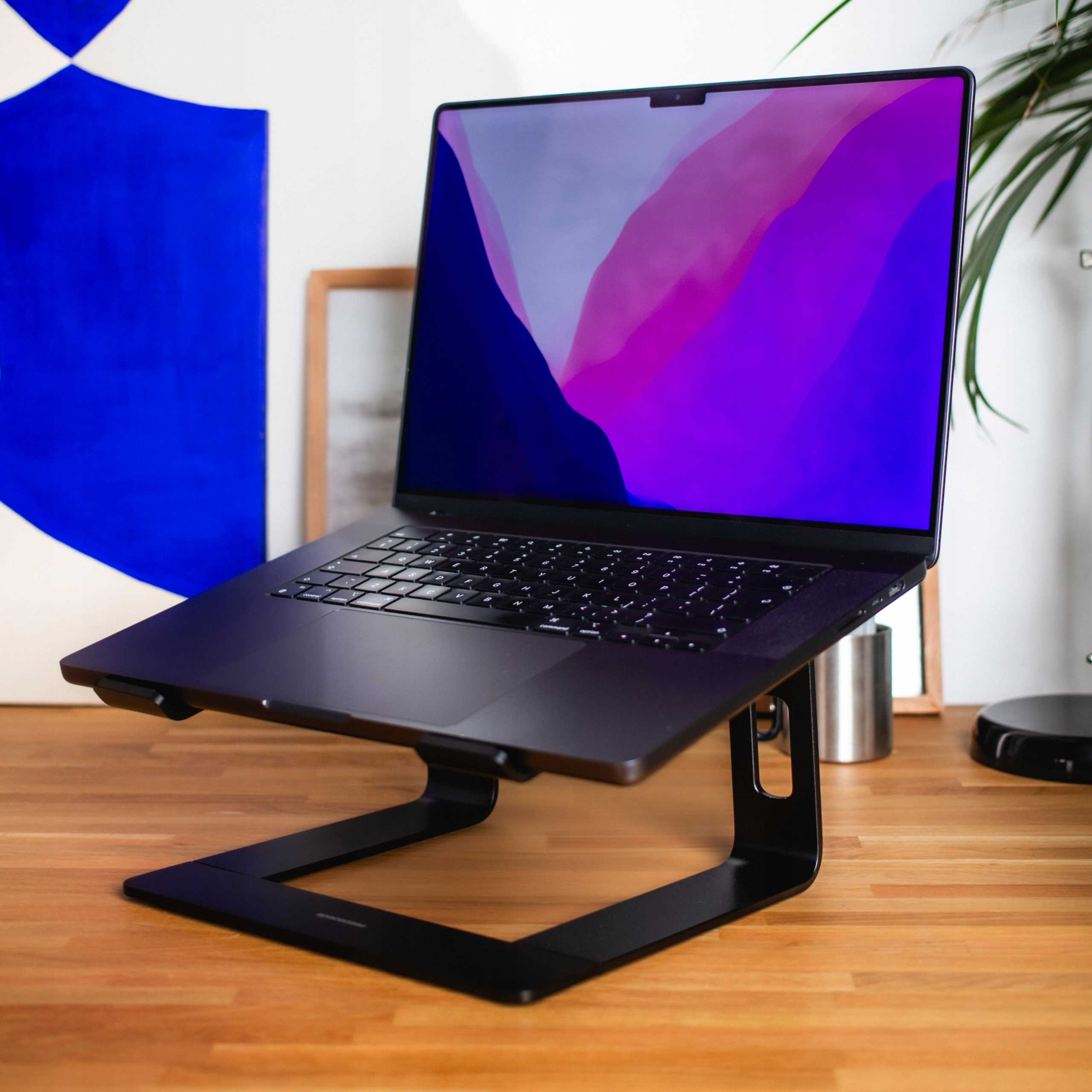 Spacecase Laptop aluminium stand black