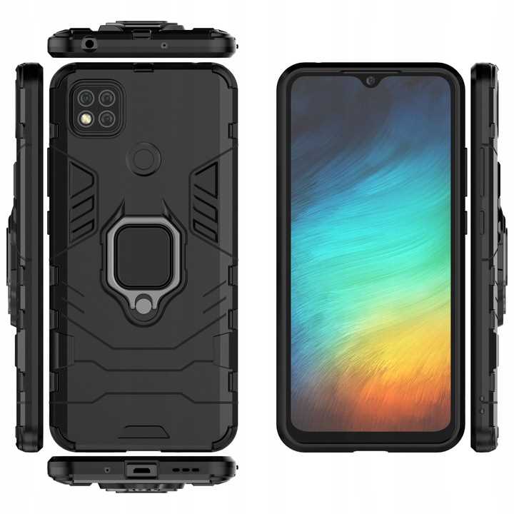 Spacecase X-Ring Redmi 9C/10A Czarny