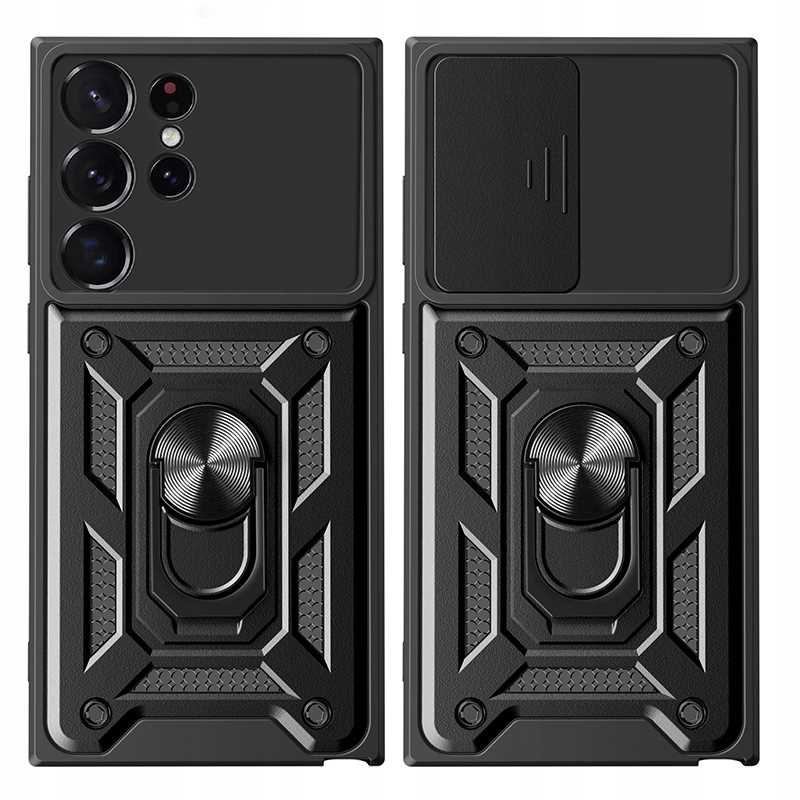 Spacecase Camring Galaxy S23 Ultra black